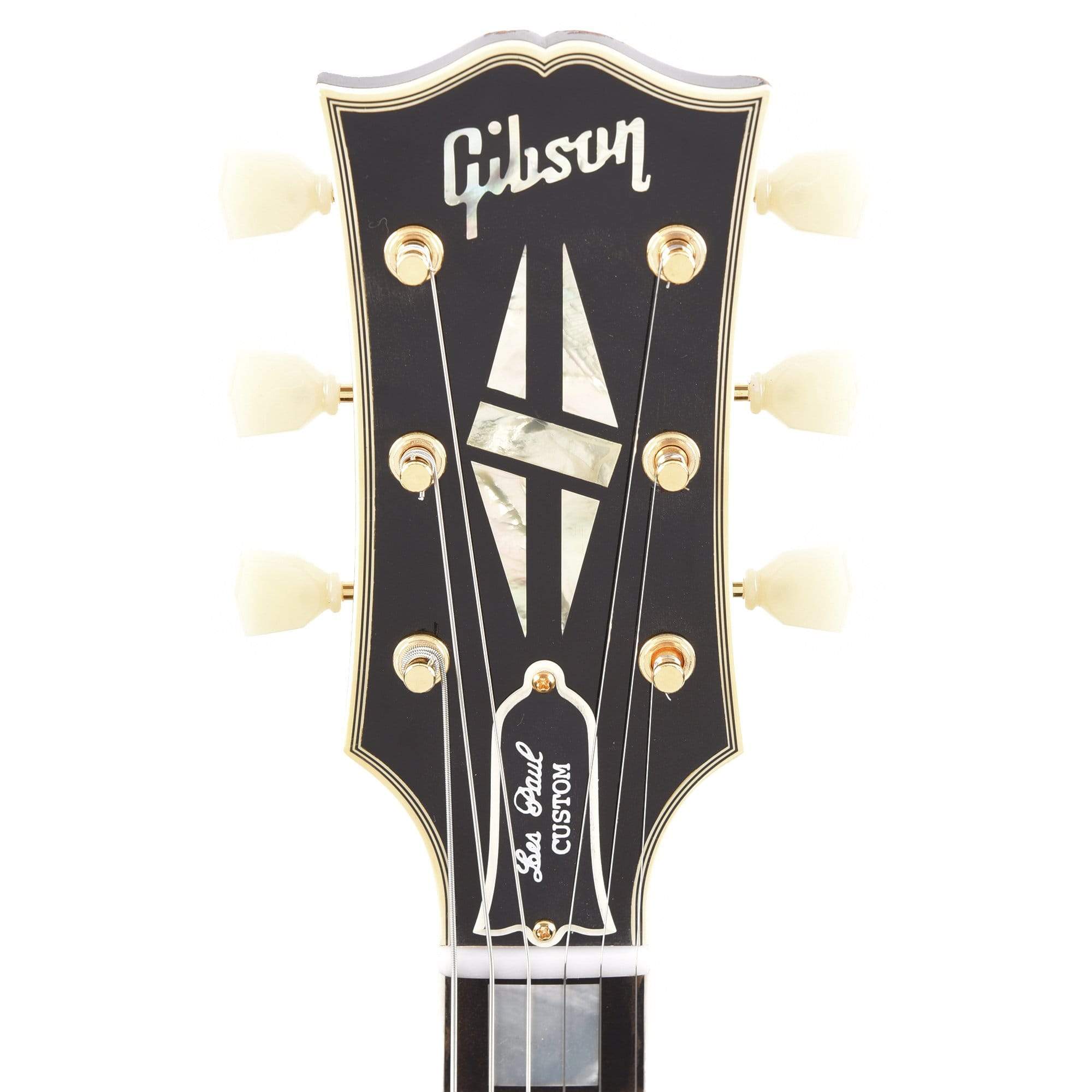 Gibson Custom Shop Murphy Lab 1957 Les Paul Custom Reissue 3-Pickup Ebony Light Aged w/Bigsby Electric Guitars / Solid Body