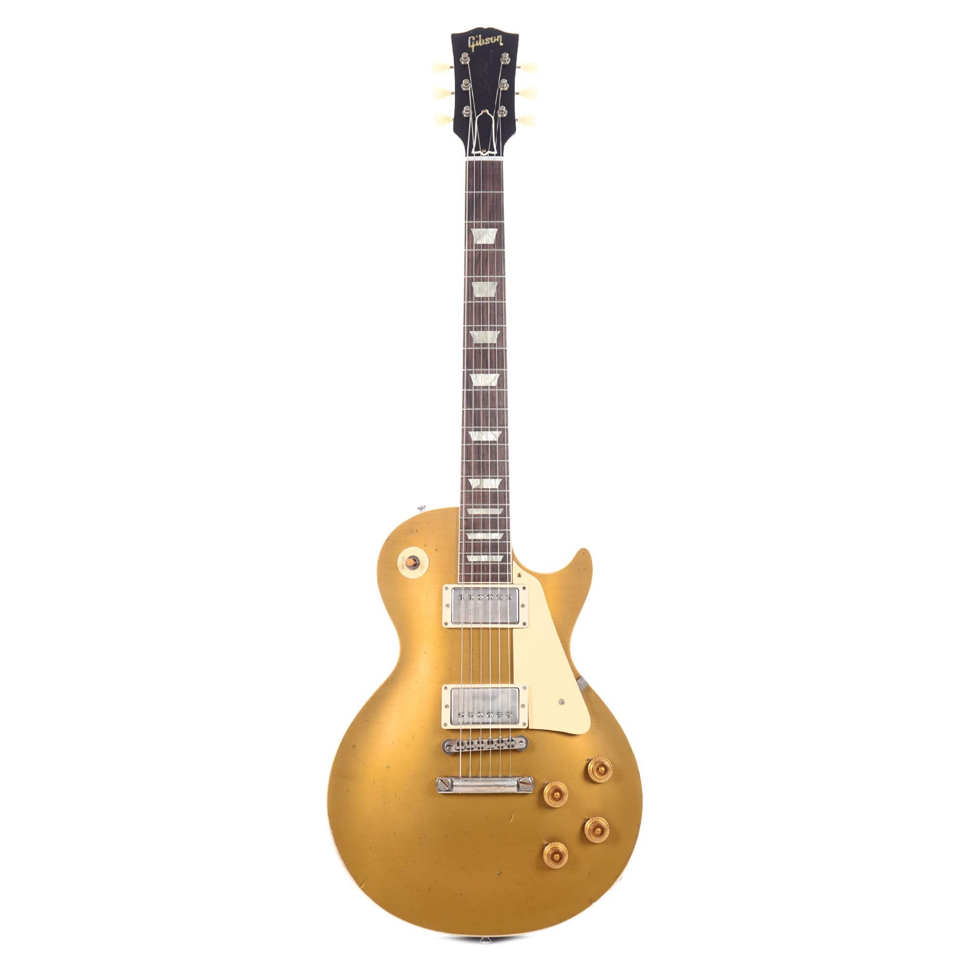 Gibson Custom Shop Murphy Lab 1957 Les Paul Goldtop Darkback Reissue Double Gold Light Aged Electric Guitars / Solid Body