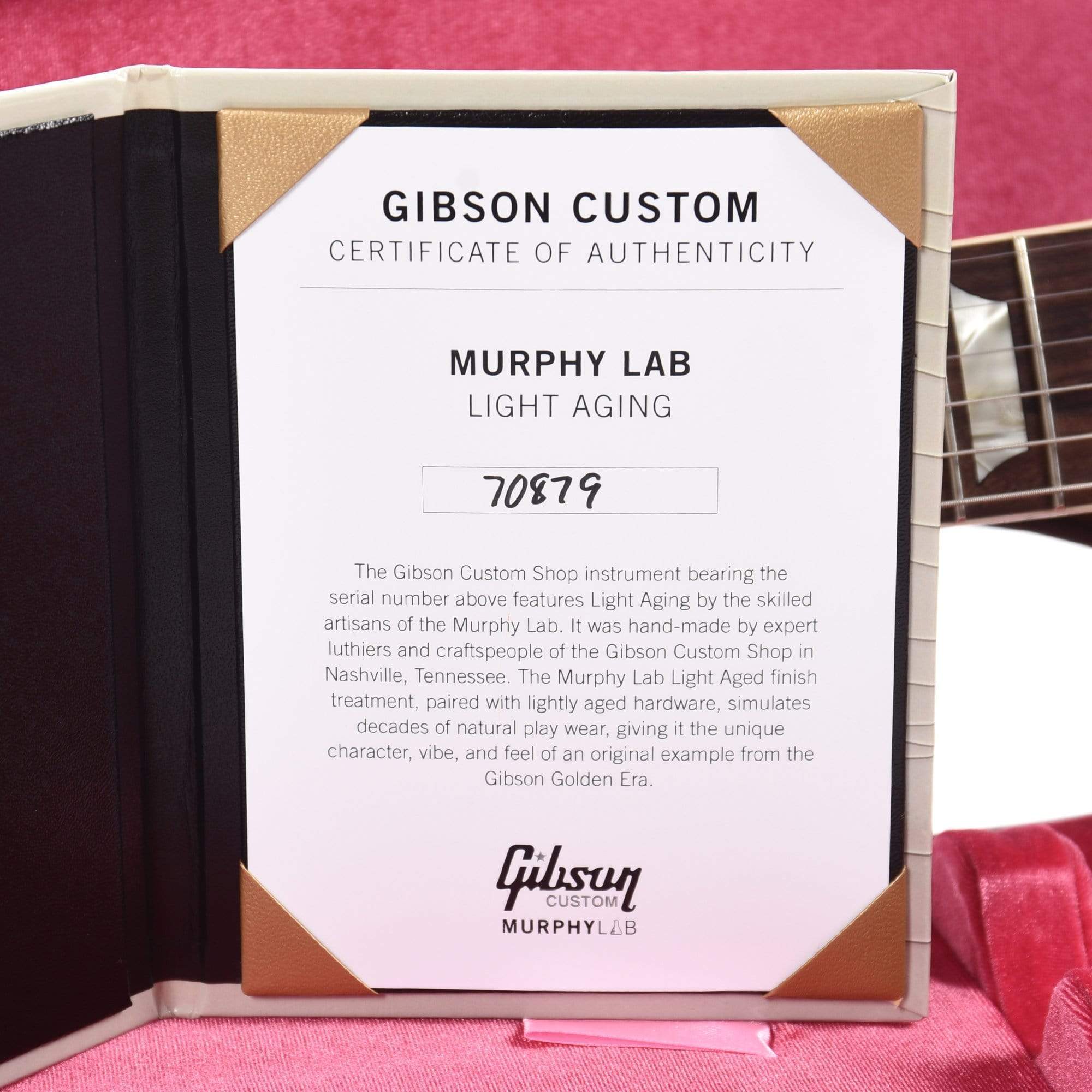 Gibson Custom Shop Murphy Lab 1957 Les Paul Goldtop Darkback Reissue Double Gold Light Aged Electric Guitars / Solid Body