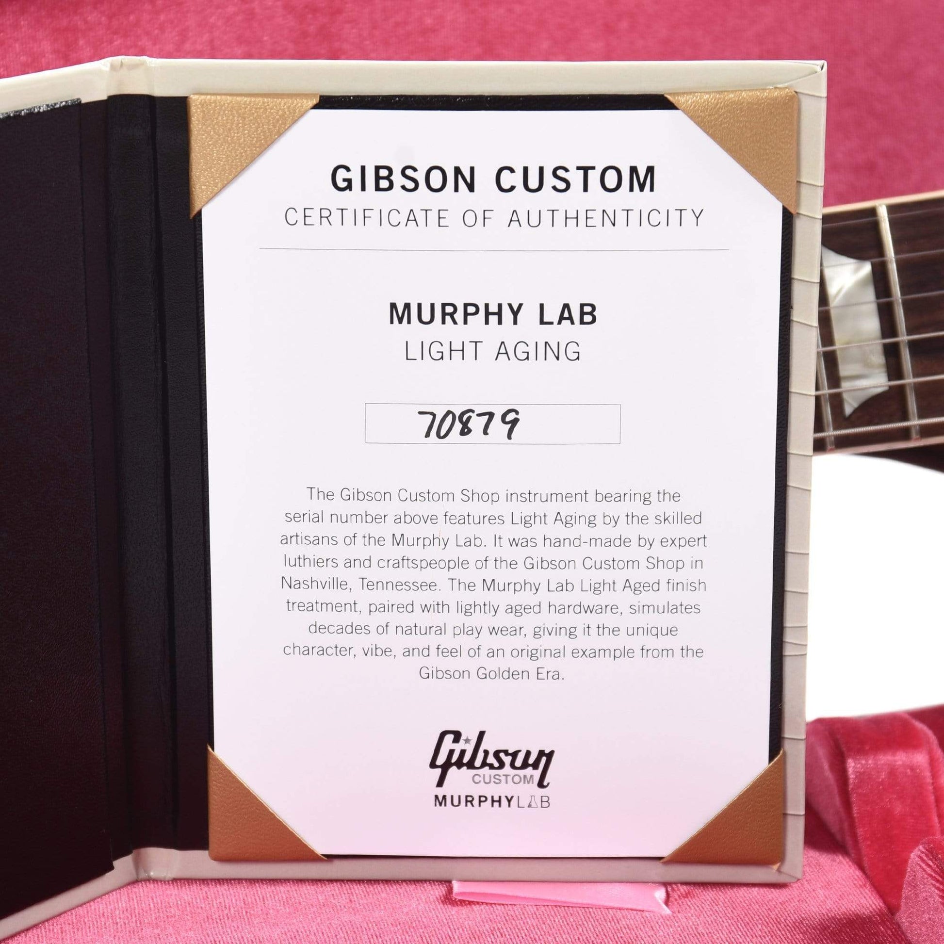 Gibson Custom Shop Murphy Lab 1957 Les Paul Goldtop Darkback Reissue Double Gold Light Aged Electric Guitars / Solid Body