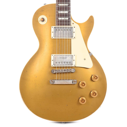 Gibson Custom Shop Murphy Lab 1957 Les Paul Goldtop Darkback Reissue Double Gold Light Aged Electric Guitars / Solid Body