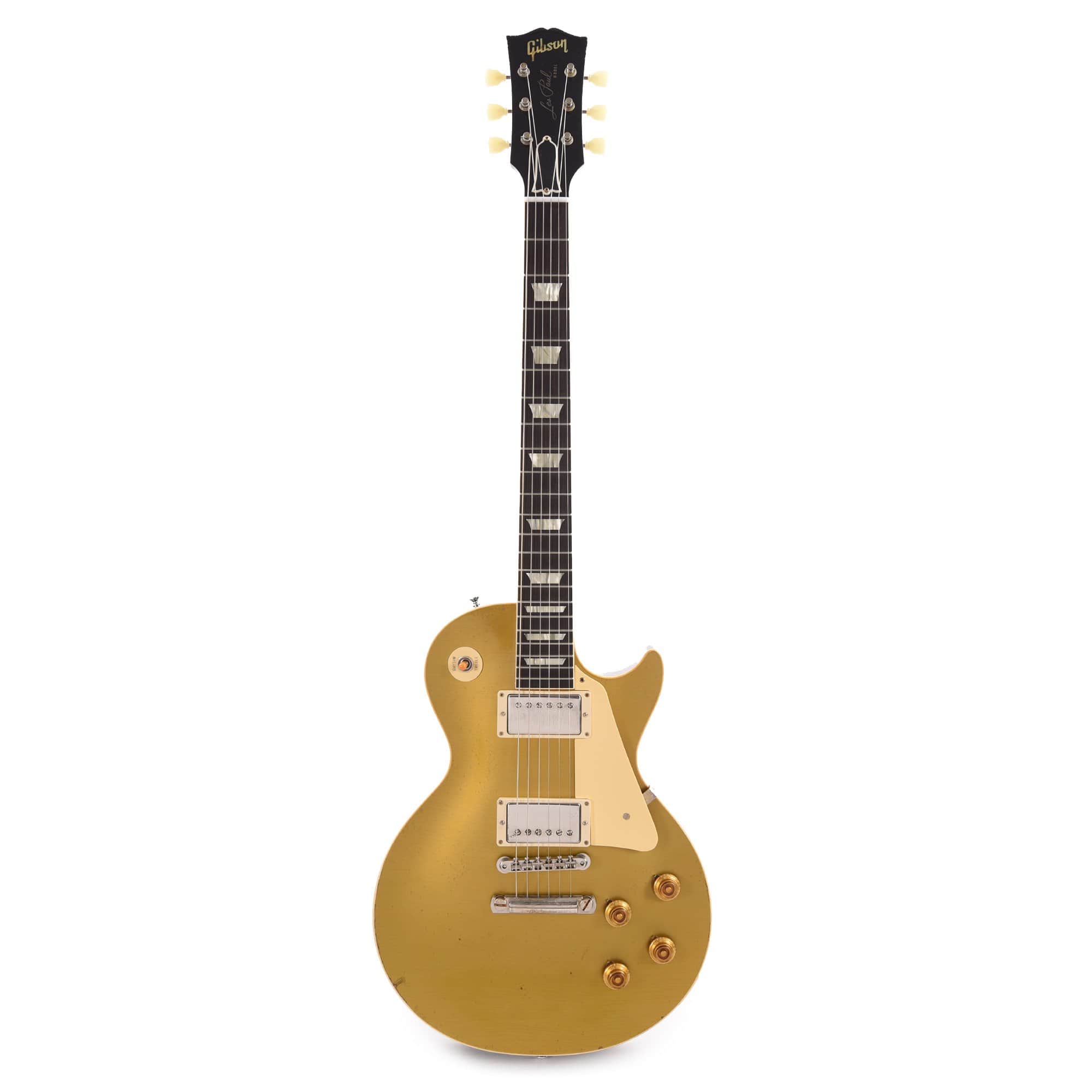 Gibson Custom Shop Murphy Lab 1957 Les Paul Goldtop Darkback Reissue Double Gold Light Aged Electric Guitars / Solid Body