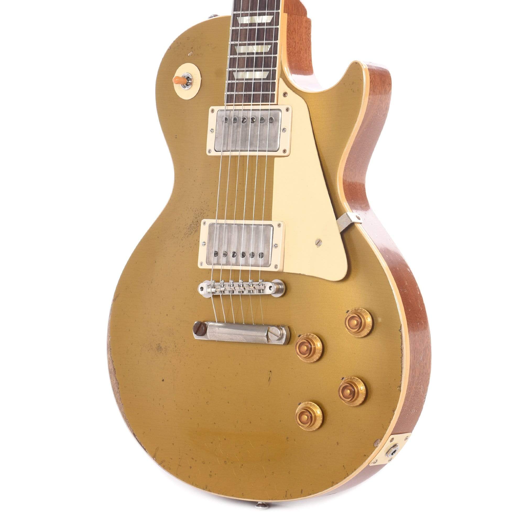 Gibson Custom Shop Murphy Lab 1957 Les Paul Goldtop Reissue Double Gold Ultra Heavy Aged Electric Guitars / Solid Body