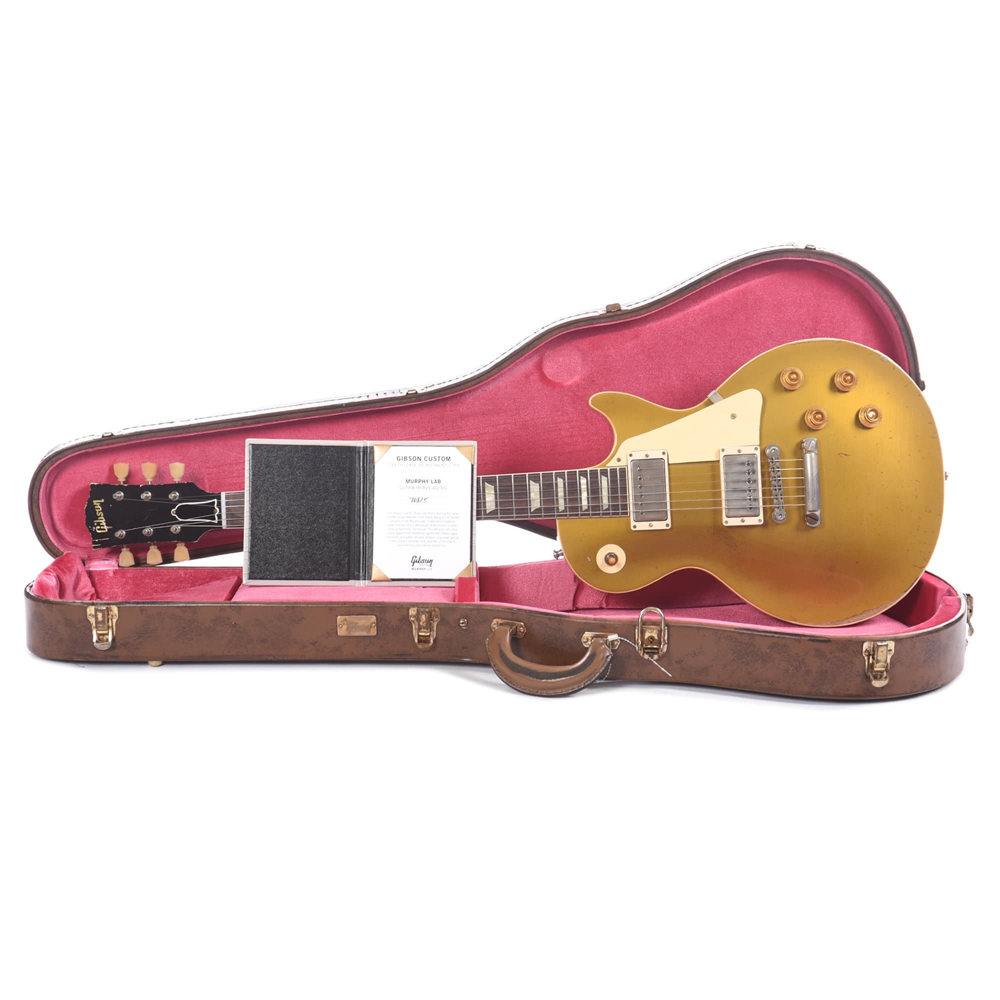 Gibson Custom Shop Murphy Lab 1957 Les Paul Goldtop Reissue Double Gold Ultra Heavy Aged Electric Guitars / Solid Body