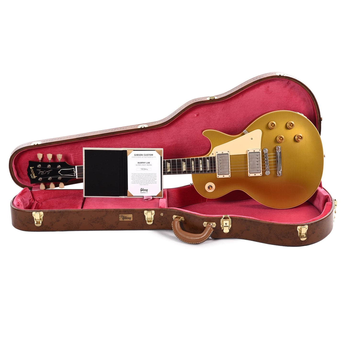 Gibson Custom Shop Murphy Lab 1957 Les Paul Goldtop Reissue Double Gold Ultra Light Aged Electric Guitars / Solid Body