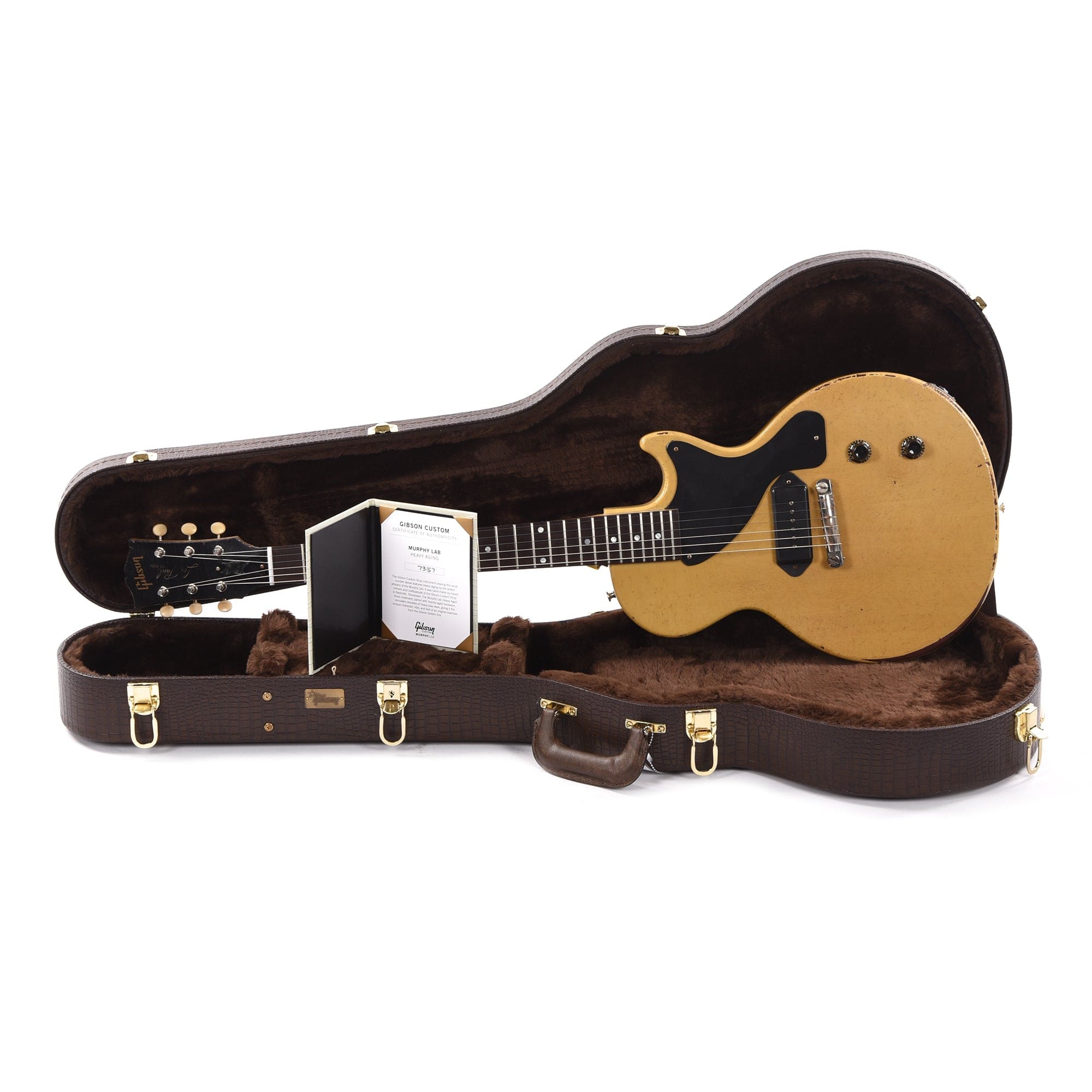 Gibson Custom Shop Murphy Lab 1957 Les Paul Junior Single Cut Reissue TV Yellow Heavy Aged Electric Guitars / Solid Body