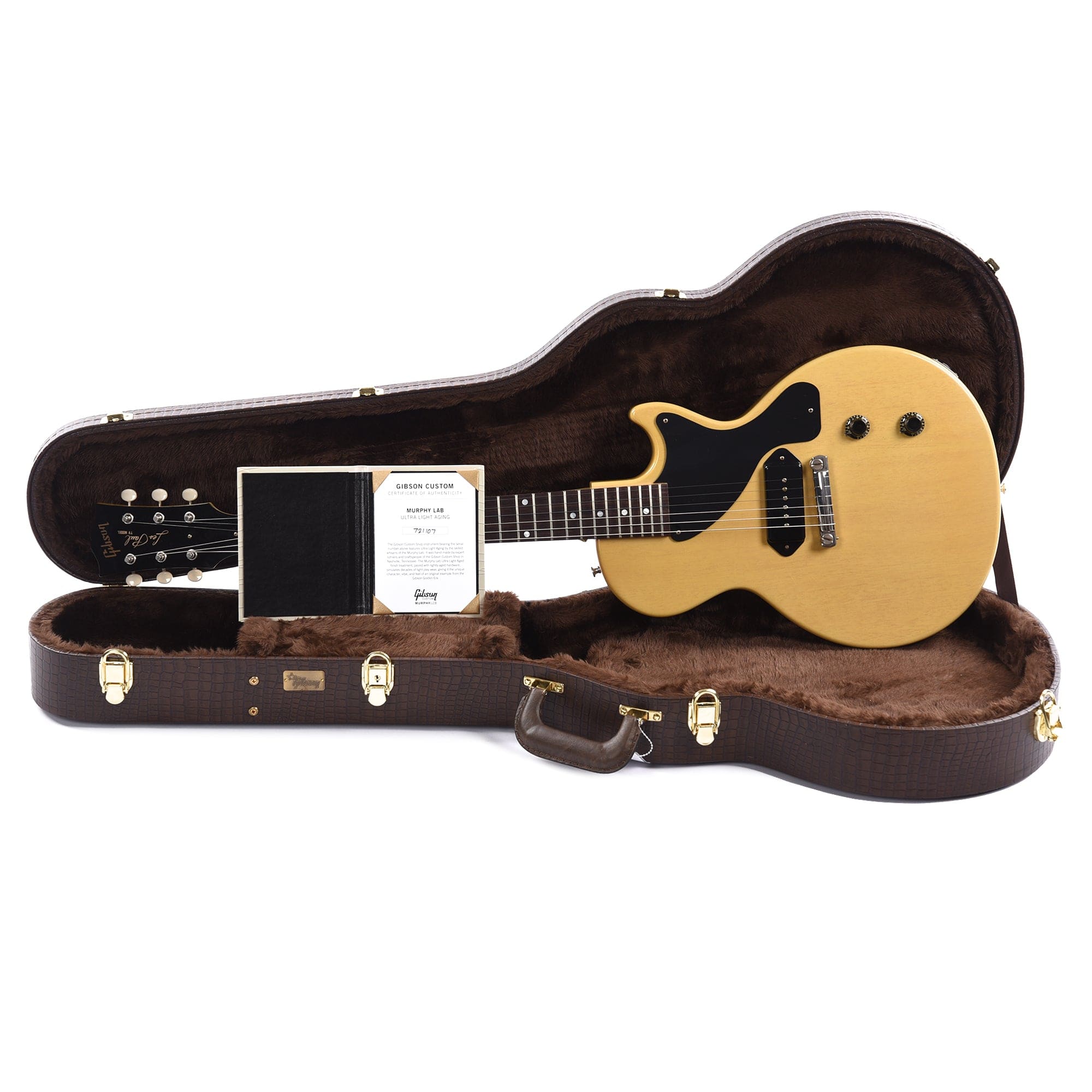 Gibson Custom Shop Murphy Lab 1957 Les Paul Junior Single Cut Reissue TV Yellow Ultra Light Aged Electric Guitars / Solid Body