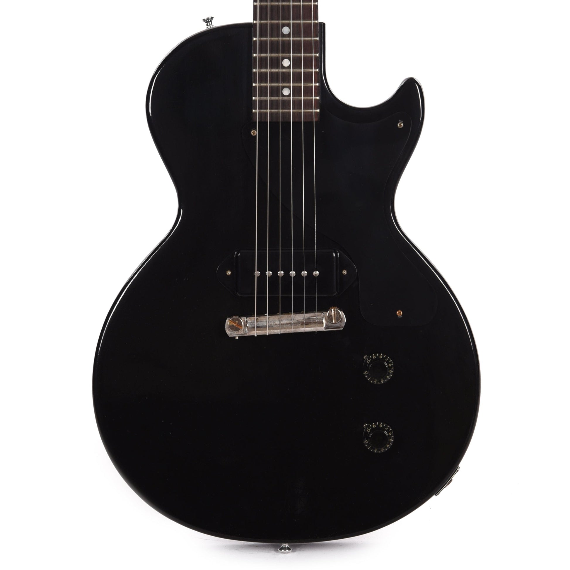Gibson Custom Shop 1957 Les Paul Junior "CME Spec" Singlecut Ultra Light Aged Antique Ebony Electric Guitars / Solid Body