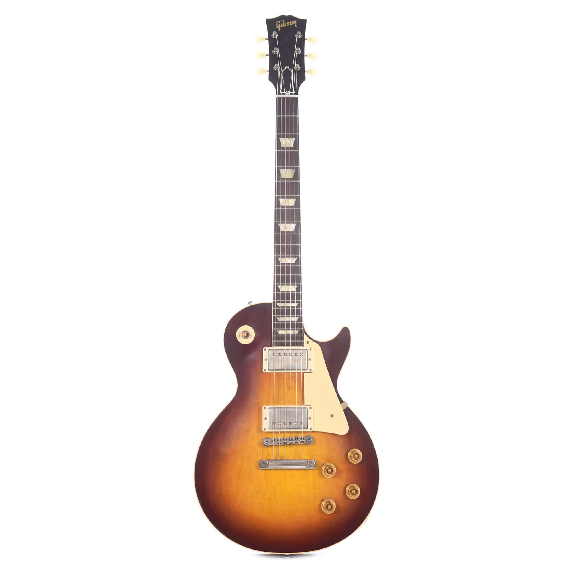 Gibson Custom Shop Murphy Lab 1958 Les Paul Standard Reissue Bourbon Burst Ultra Light Aged Electric Guitars / Solid Body