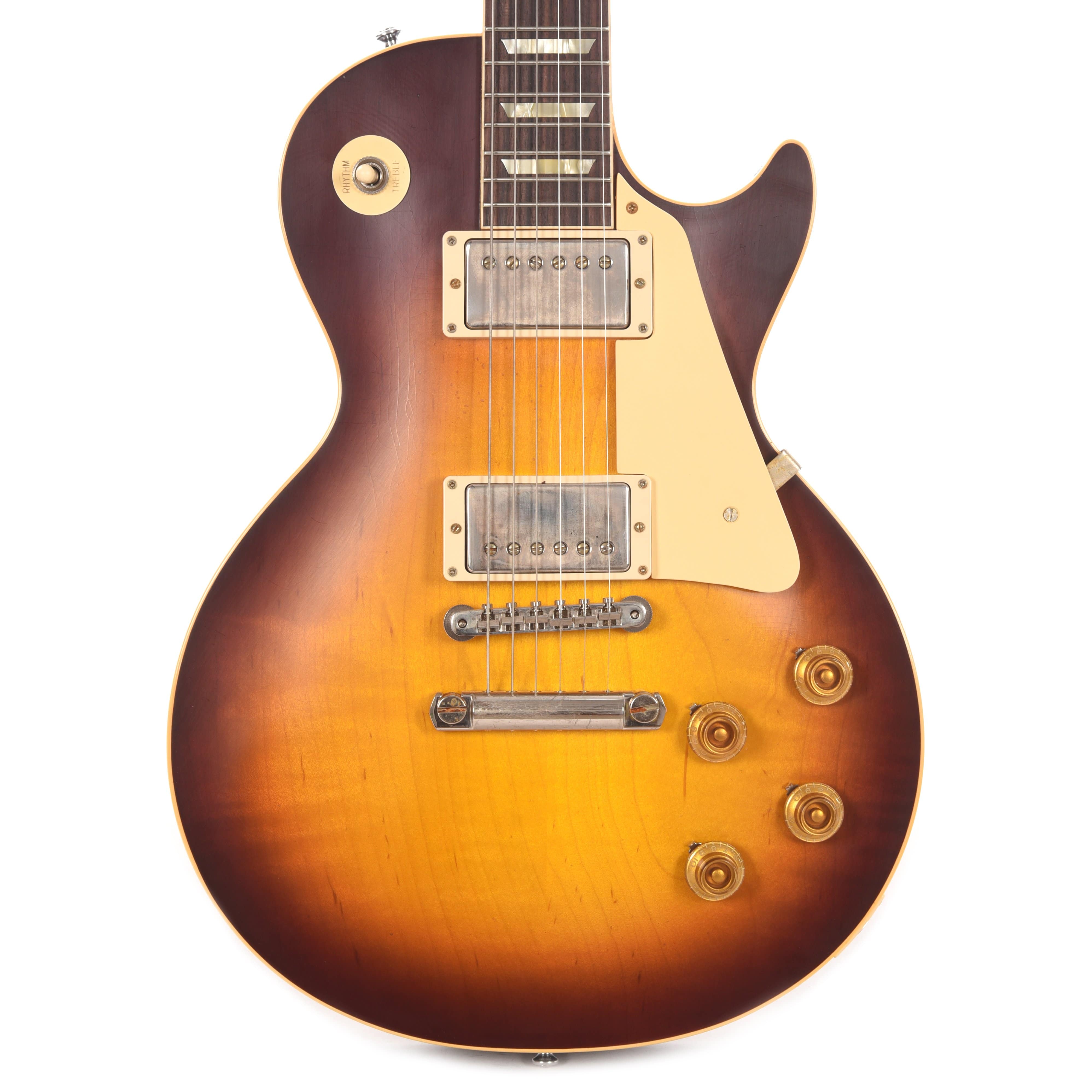 Gibson Custom Shop Murphy Lab 1958 Les Paul Standard Reissue Bourbon Burst Ultra Light Aged Electric Guitars / Solid Body