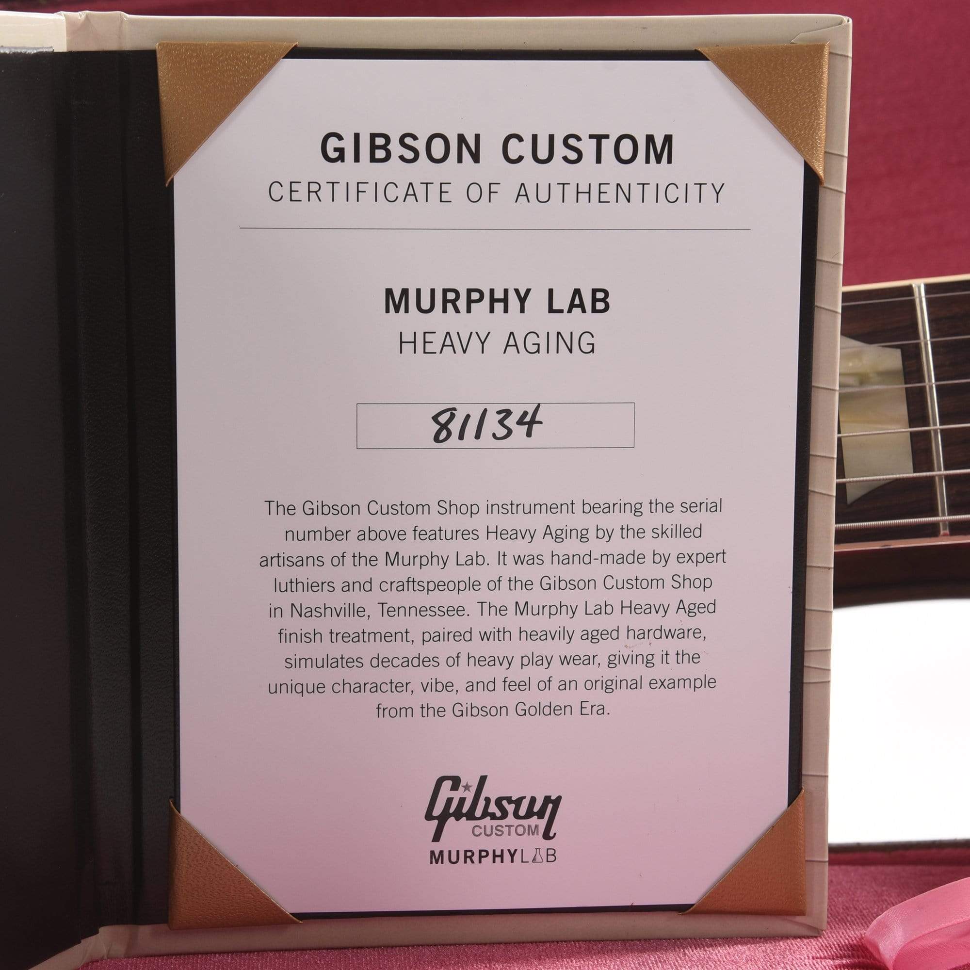 Gibson Custom Shop Murphy Lab 1958 Les Paul Standard Reissue Lemon Burst Heavy Aged Electric Guitars / Solid Body
