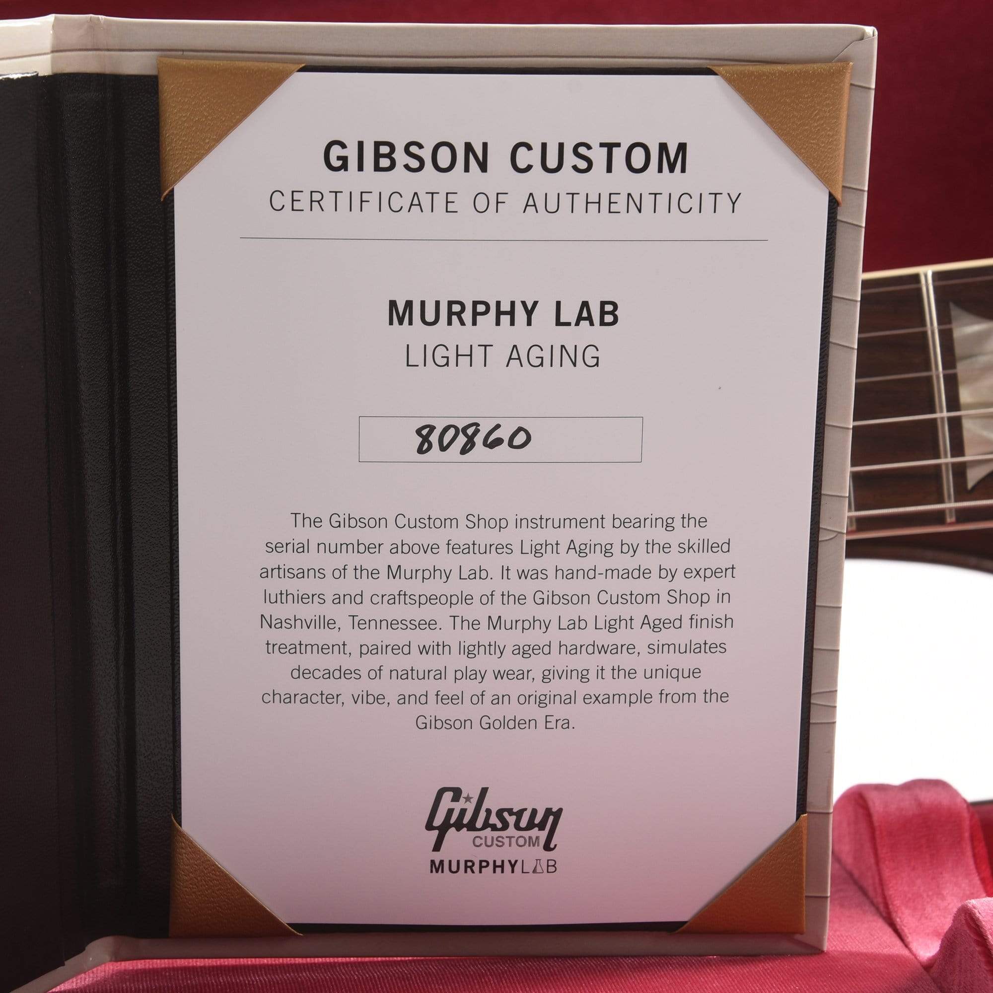Gibson Custom Shop Murphy Lab 1958 Les Paul Standard Reissue Lemon Burst Light Aged Electric Guitars / Solid Body