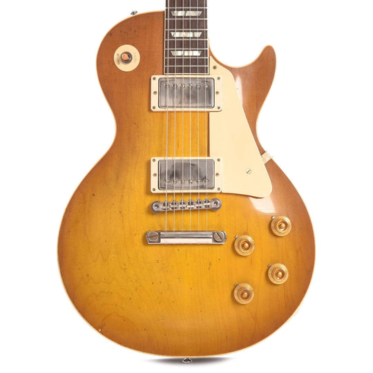 Gibson Custom Shop Murphy Lab 1958 Les Paul Standard Reissue Lemon Burst Light Aged Electric Guitars / Solid Body