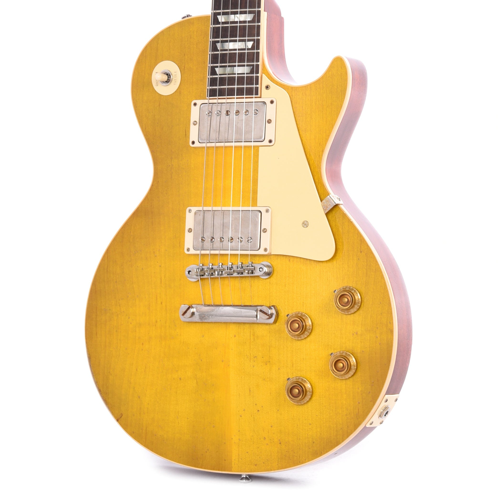 Gibson Custom Shop Murphy Lab 1958 Les Paul Standard Reissue Lemon Burst Light Aged Electric Guitars / Solid Body