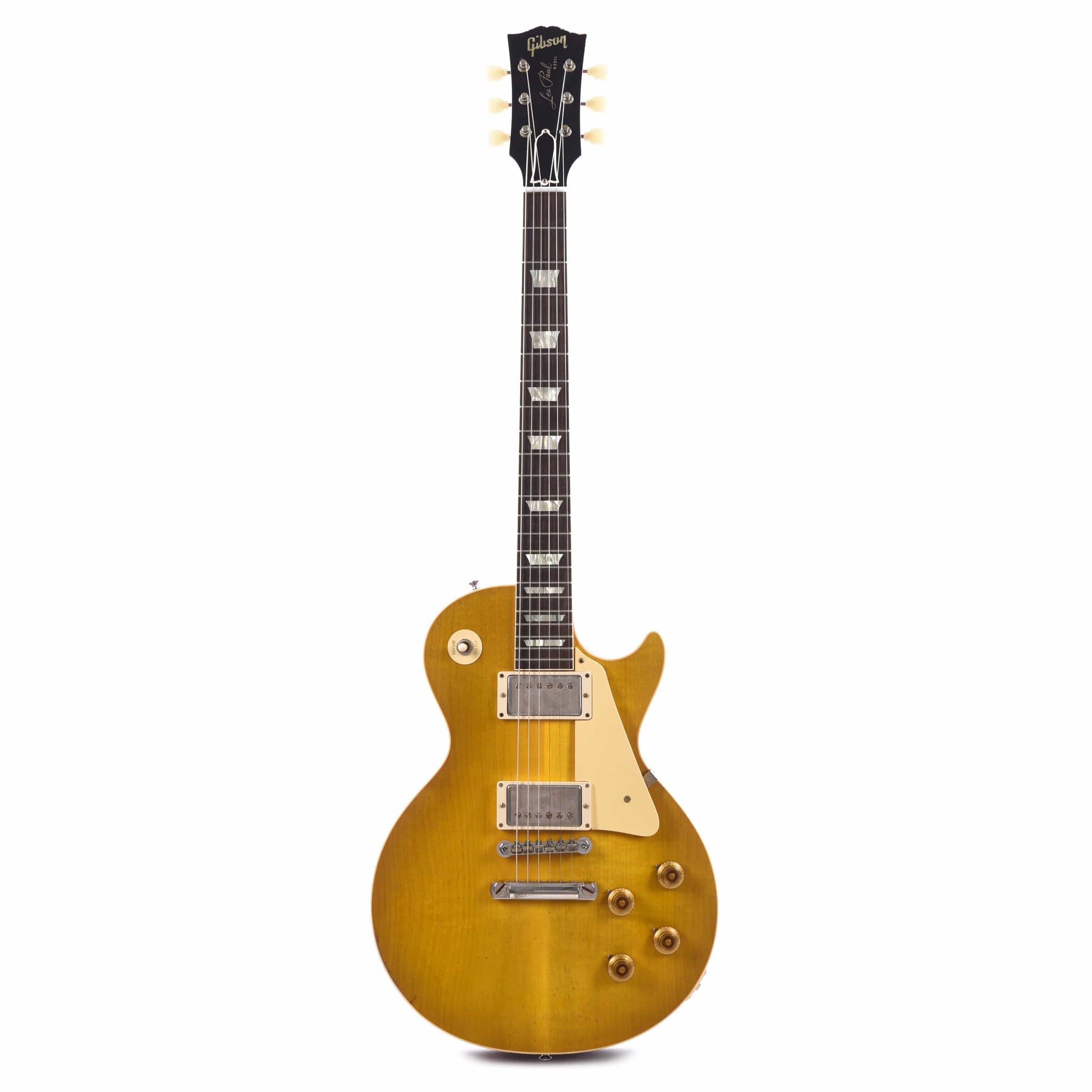 Gibson Custom Shop Murphy Lab 1958 Les Paul Standard Reissue Lemon Burst Light Aged Electric Guitars / Solid Body