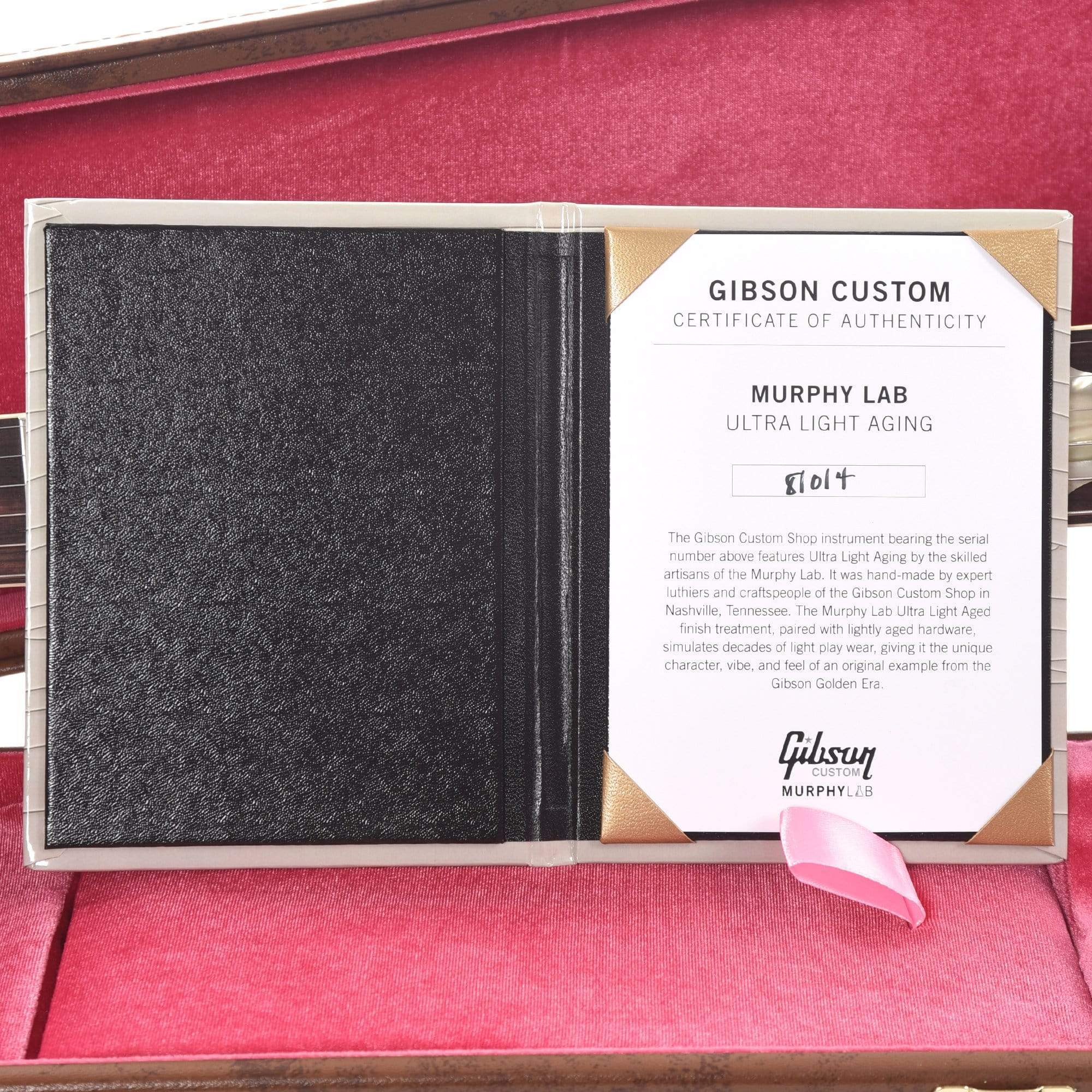 Gibson Custom Shop Murphy Lab 1958 Les Paul Standard Reissue Washed Cherry Sunburst Ultra Light Aged Electric Guitars / Solid Body