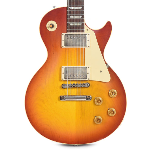 Gibson Custom Shop Murphy Lab 1958 Les Paul Standard Reissue Washed Cherry Sunburst Ultra Light Aged Electric Guitars / Solid Body