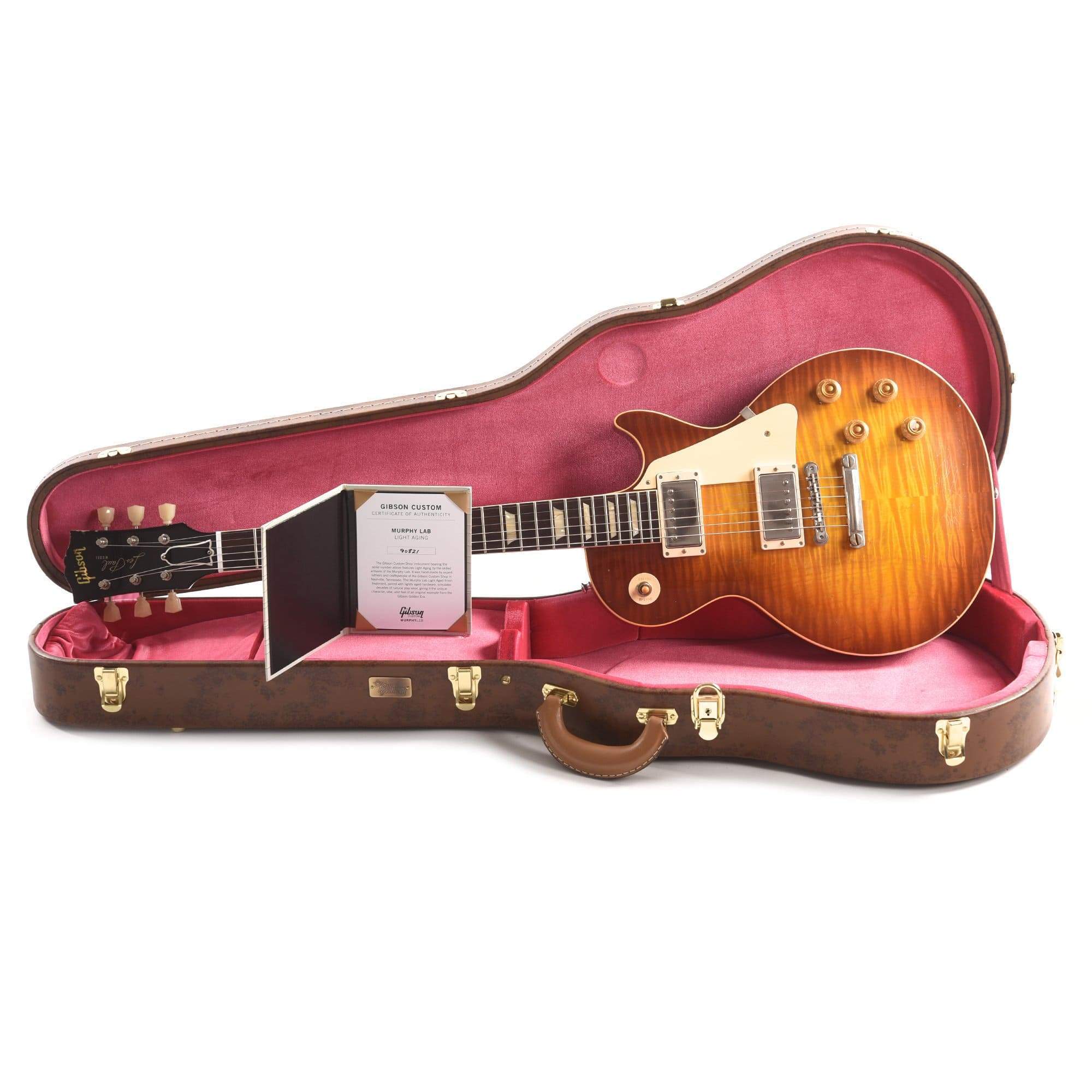 Gibson Custom Shop Murphy Lab 1959 Les Paul Standard Reissue Cherry Teaburst Light Aged Electric Guitars / Solid Body