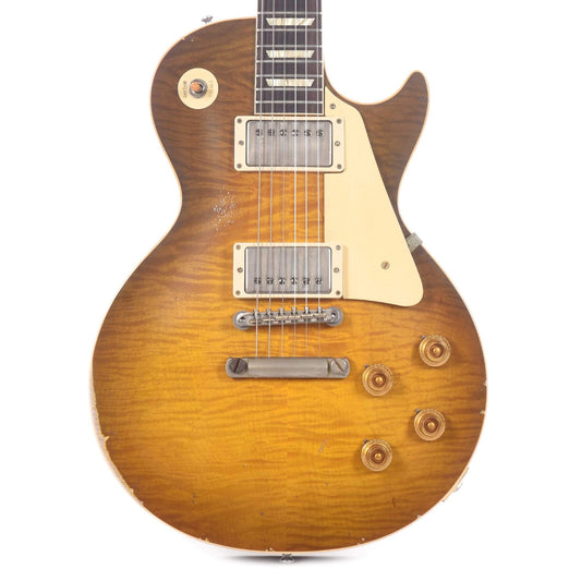 Gibson Custom Shop Murphy Lab 1959 Les Paul Standard Reissue Green Lemon Fade Heavy Aged Electric Guitars / Solid Body