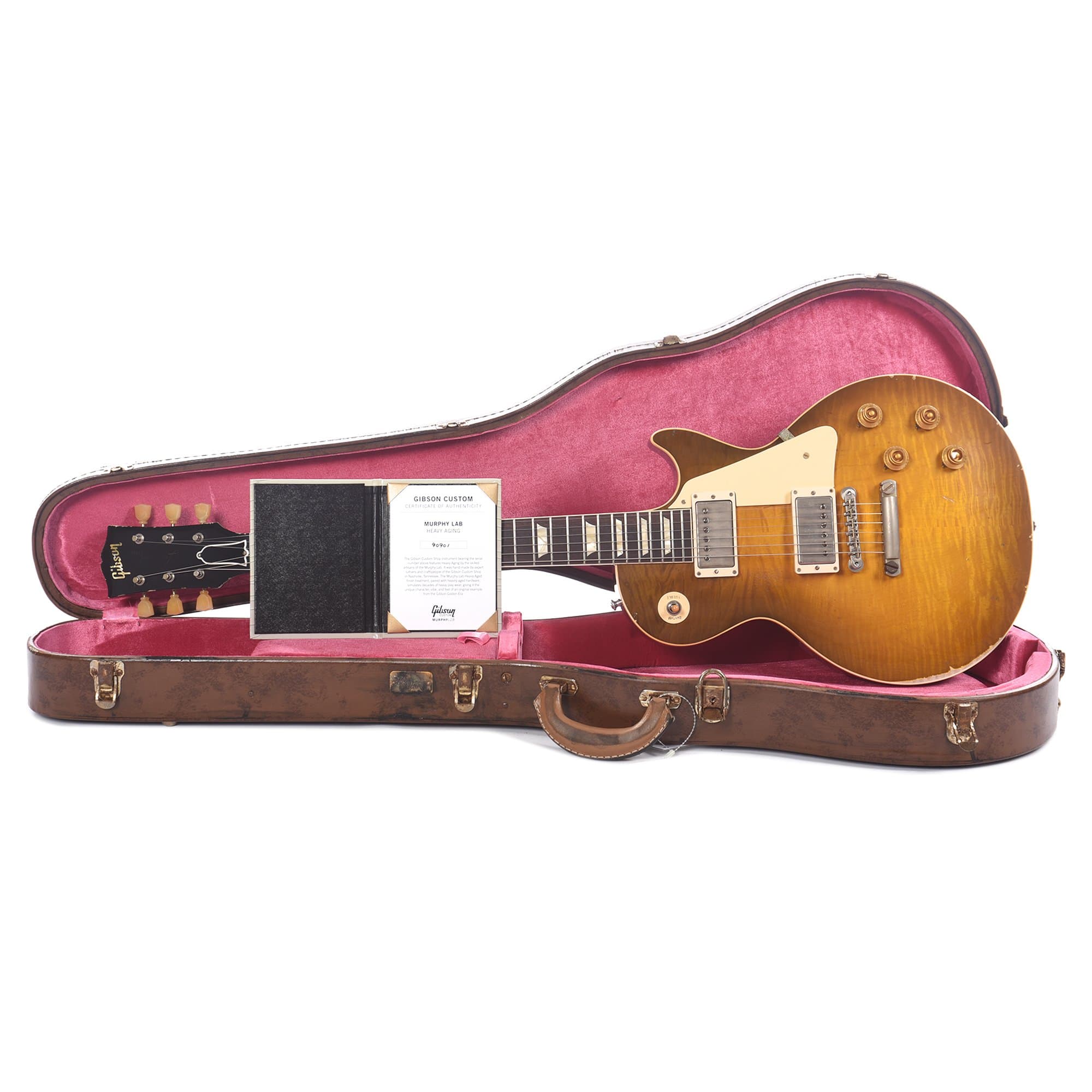 Gibson Custom Shop Murphy Lab 1959 Les Paul Standard Reissue Green Lemon Fade Heavy Aged Electric Guitars / Solid Body