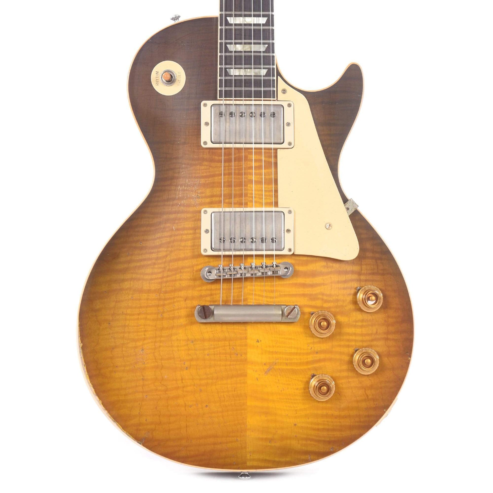Gibson Custom Shop Murphy Lab 1959 Les Paul Standard Reissue Green Lemon Fade Heavy Aged Electric Guitars / Solid Body