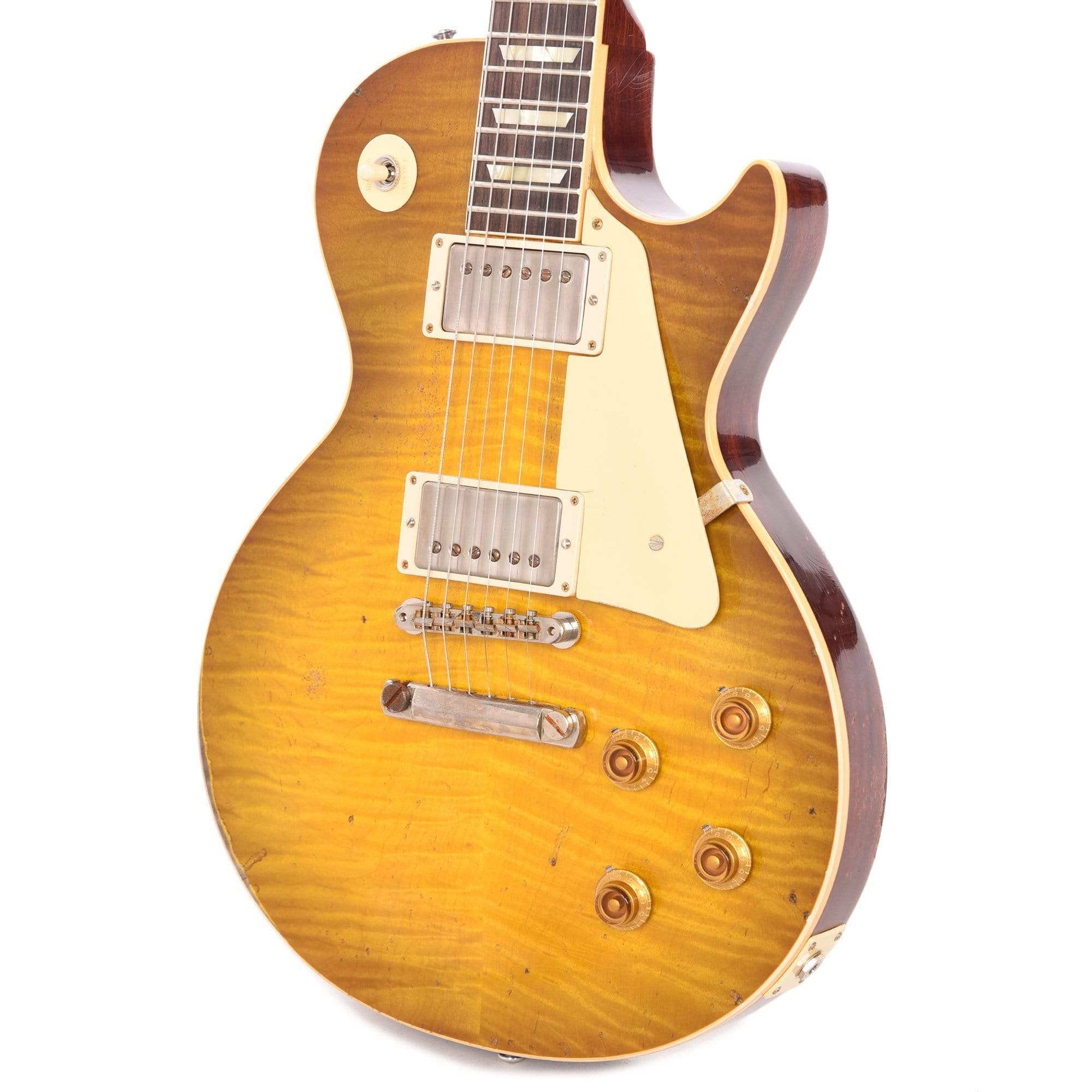 Gibson Custom Shop Murphy Lab 1959 Les Paul Standard Reissue Green Lemon Fade Heavy Aged Electric Guitars / Solid Body