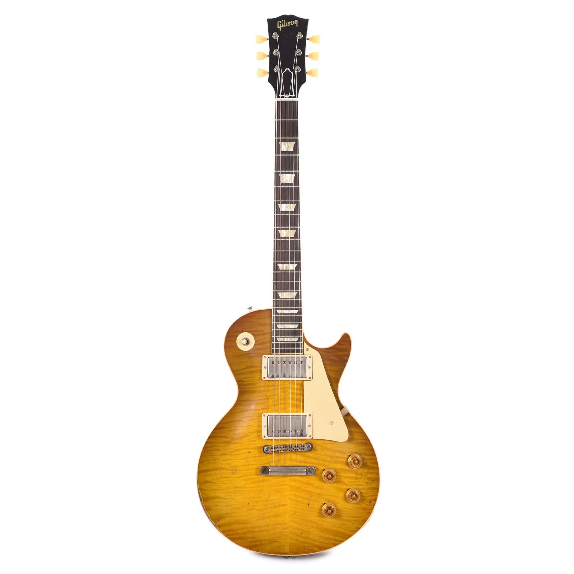 Gibson Custom Shop Murphy Lab 1959 Les Paul Standard Reissue Green Lemon Fade Heavy Aged Electric Guitars / Solid Body