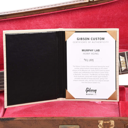 Gibson Custom Shop Murphy Lab 1959 Les Paul Standard Reissue Green Lemon Fade Heavy Aged Electric Guitars / Solid Body