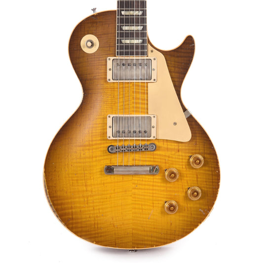 Gibson Custom Shop Murphy Lab 1959 Les Paul Standard Reissue Green Lemon Fade Heavy Aged Electric Guitars / Solid Body