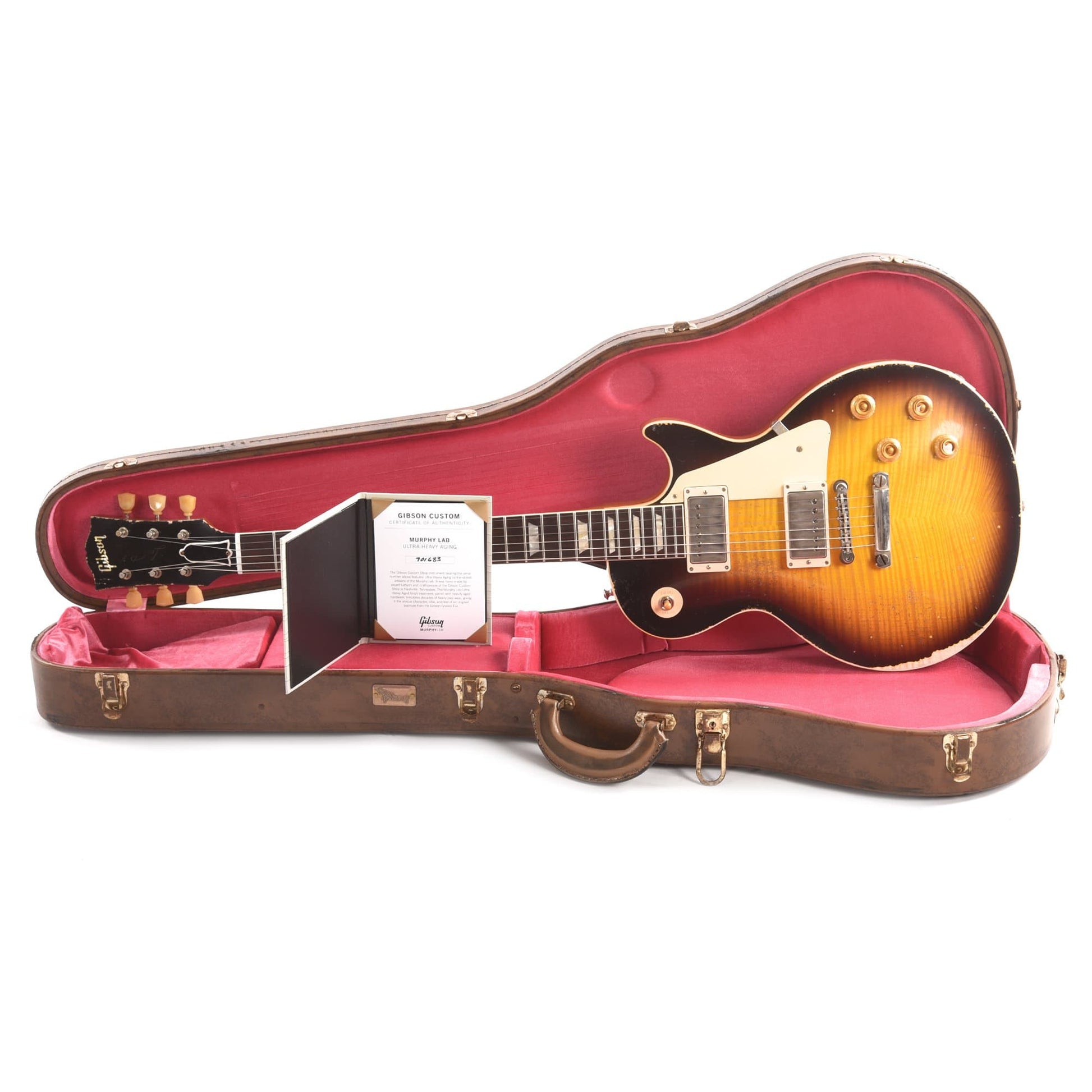 Gibson Custom Shop Murphy Lab 1959 Les Paul Standard Reissue Kindred Burst Ultra Heavy Aged Electric Guitars / Solid Body