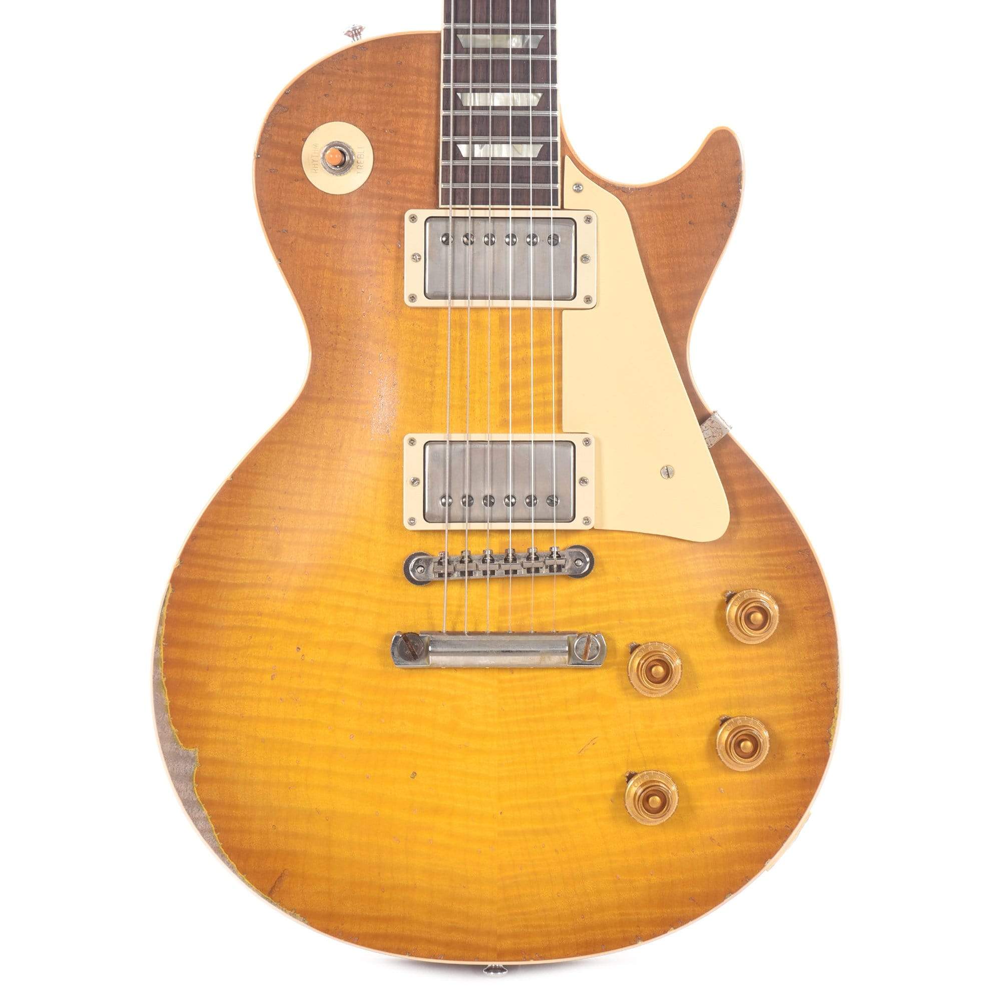 Gibson Custom Shop Murphy Lab 1959 Les Paul Standard Reissue Lemon Burst Ultra Heavy Aged Electric Guitars / Solid Body