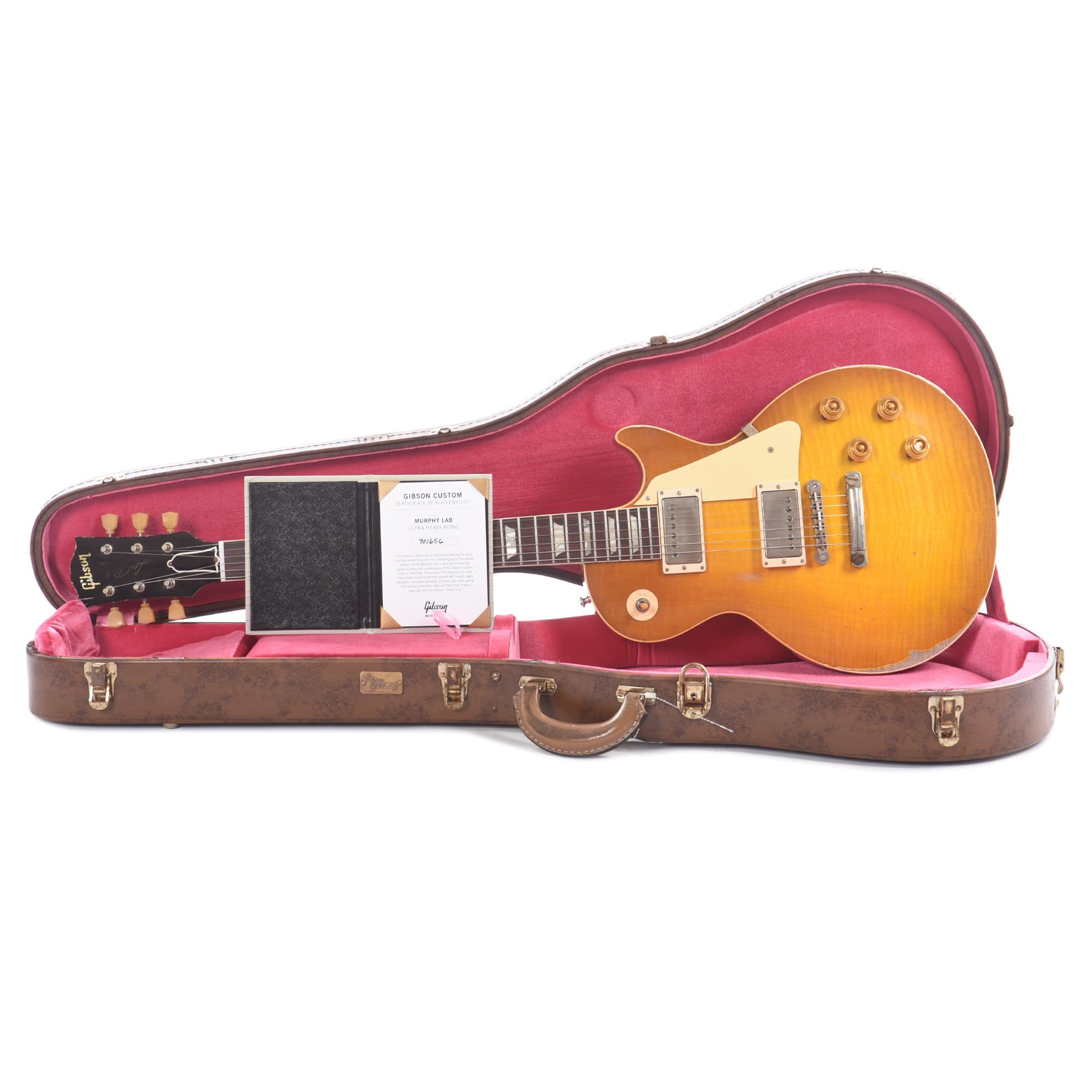 Gibson Custom Shop Murphy Lab 1959 Les Paul Standard Reissue Lemon Burst Ultra Heavy Aged Electric Guitars / Solid Body