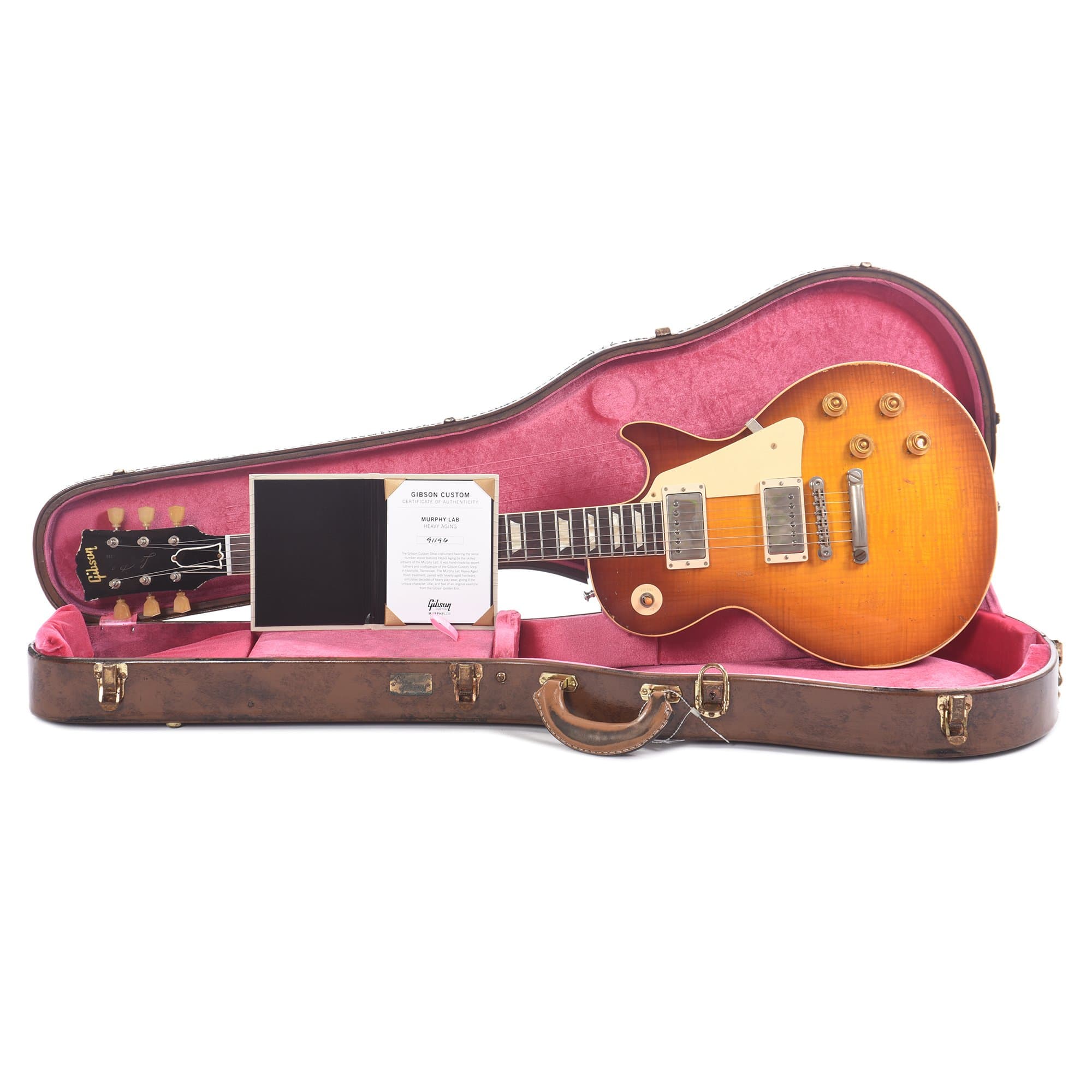 Gibson Custom Shop Murphy Lab 1959 Les Paul Standard Reissue Slow Iced Tea Fade Heavy Aged Electric Guitars / Solid Body