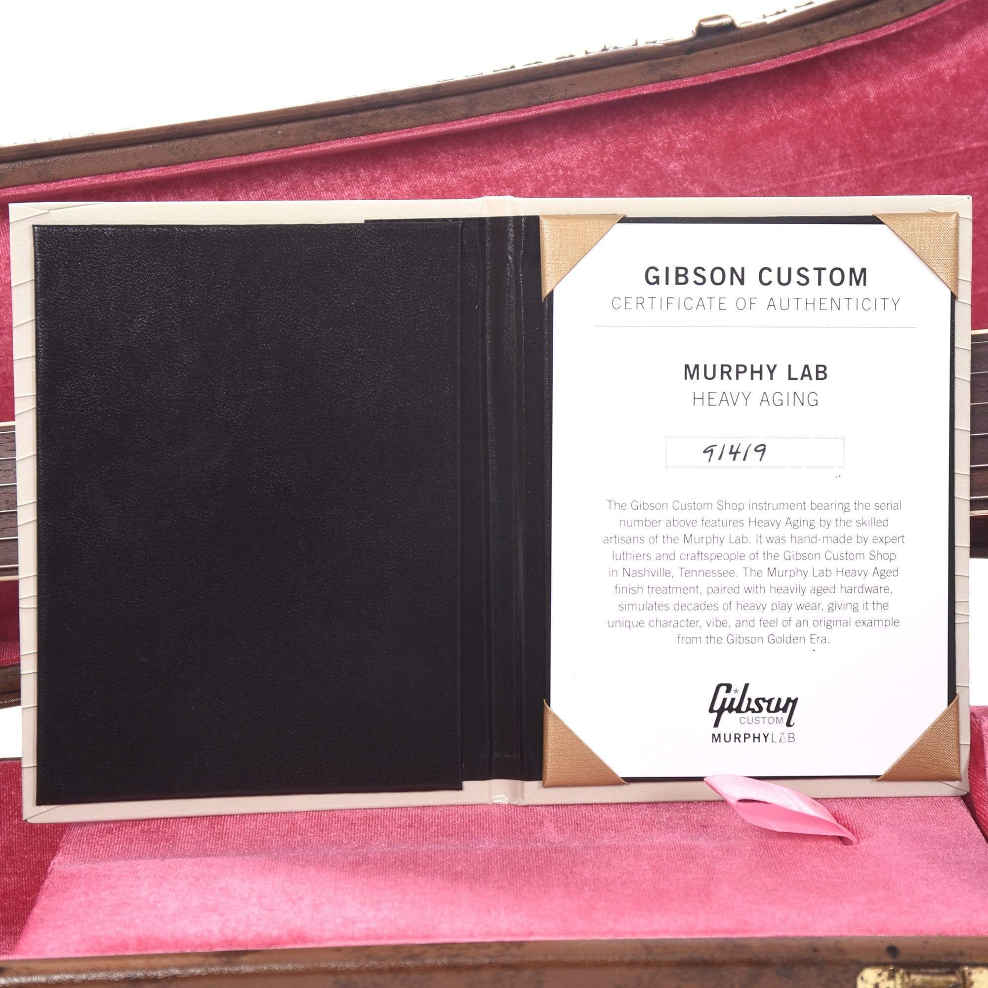 Gibson Custom Shop Murphy Lab 1959 Les Paul Standard Reissue Slow Iced Tea Fade Heavy Aged Electric Guitars / Solid Body