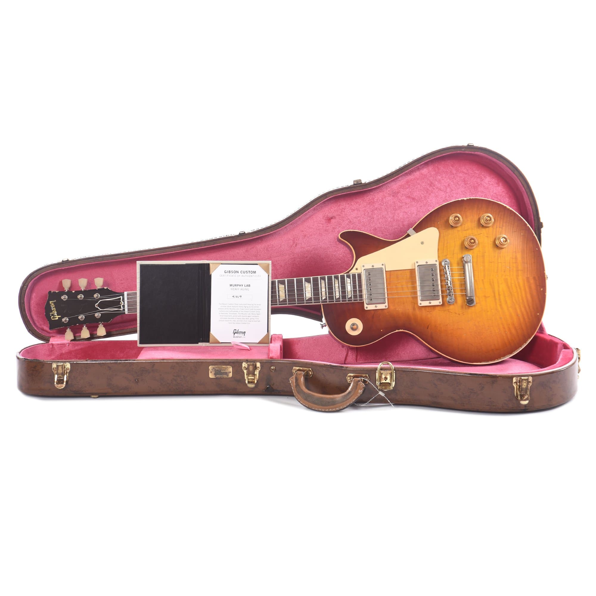 Gibson Custom Shop Murphy Lab 1959 Les Paul Standard Reissue Slow Iced Tea Fade Heavy Aged Electric Guitars / Solid Body