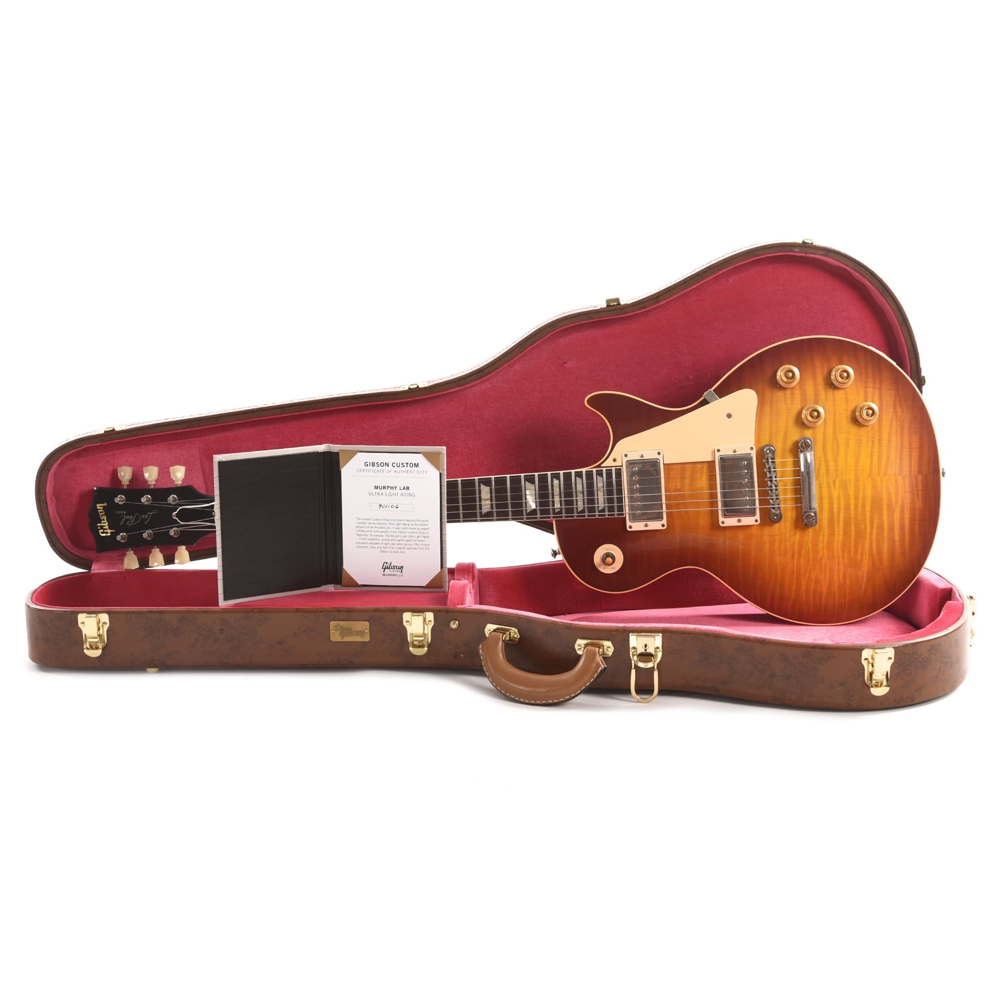 Gibson Custom Shop Murphy Lab 1959 Les Paul Standard Reissue Sunrise Teaburst Ultra Light Aged Electric Guitars / Solid Body