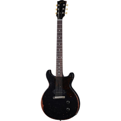 Gibson Custom Shop Murphy Lab 1960 Les Paul Junior Double Cut Reissue Ebony Ultra Heavy Aged Electric Guitars / Solid Body