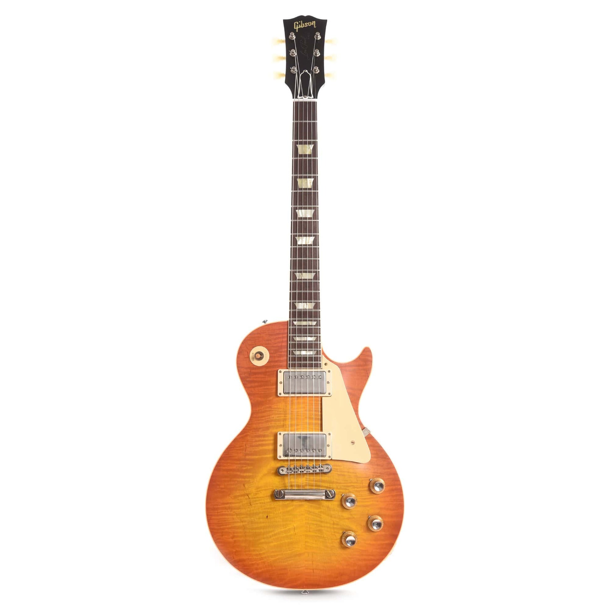 Gibson Custom Shop Murphy Lab 1960 Les Paul Standard Reissue Orange Lemon Fade Ultra Light Aged Electric Guitars / Solid Body