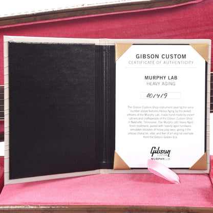 Gibson Custom Shop Murphy Lab 1960 Les Paul Standard Reissue Tangerine Burst Heavy Aged Electric Guitars / Solid Body