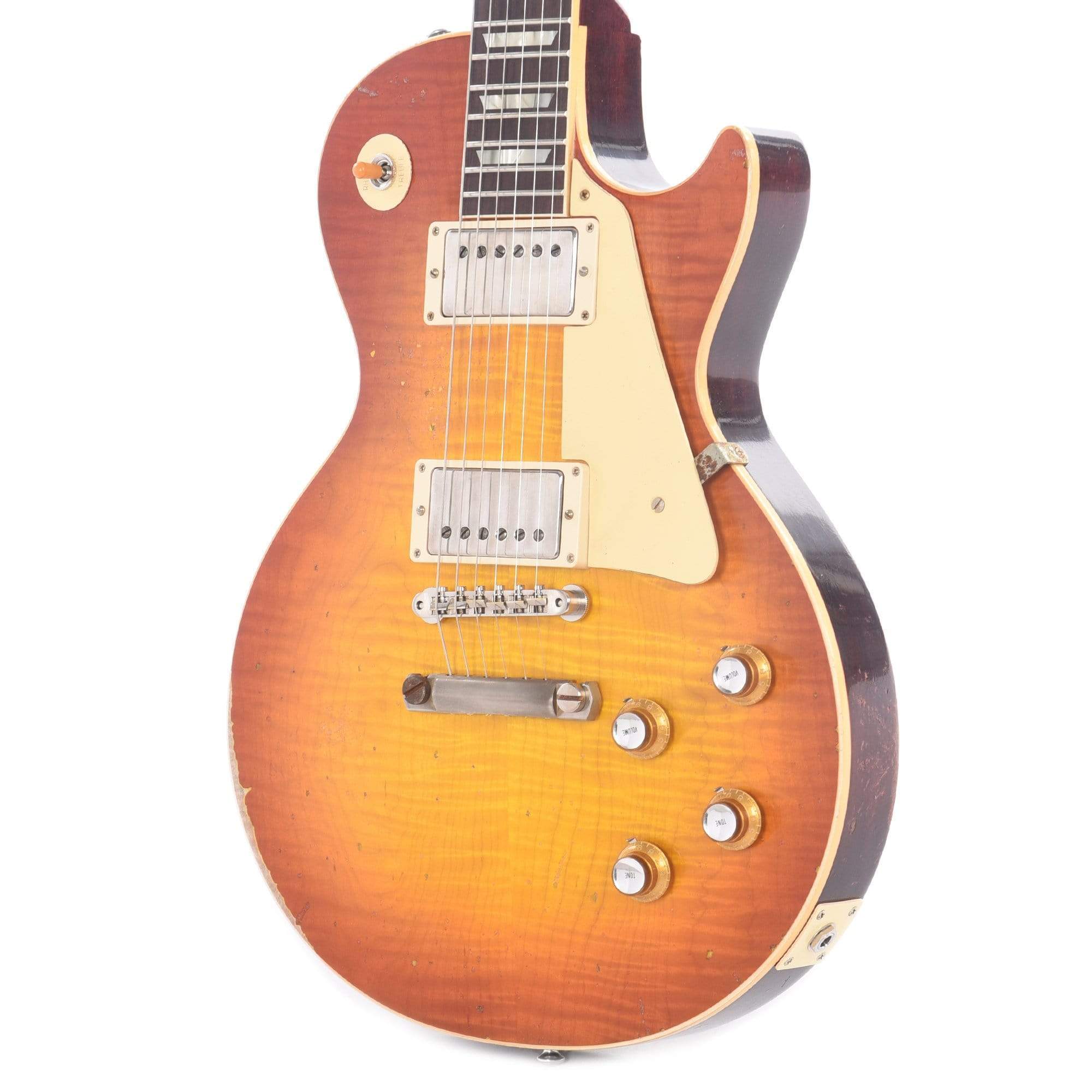 Gibson Custom Shop Murphy Lab 1960 Les Paul Standard Reissue Tangerine Burst Heavy Aged Electric Guitars / Solid Body