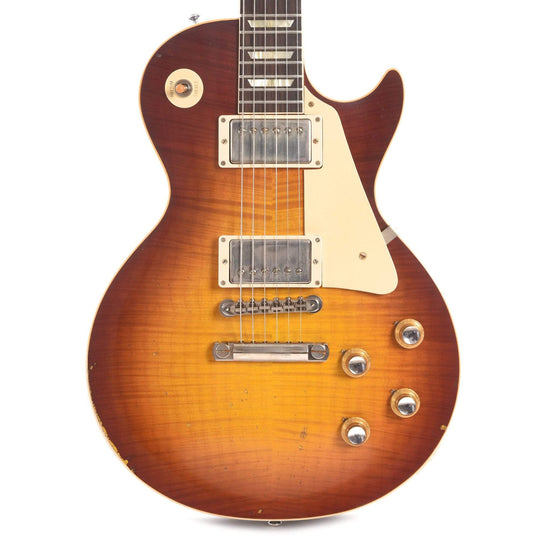Gibson Custom Shop Murphy Lab 1960 Les Paul Standard Reissue Tomato Soup Burst Light Aged Electric Guitars / Solid Body