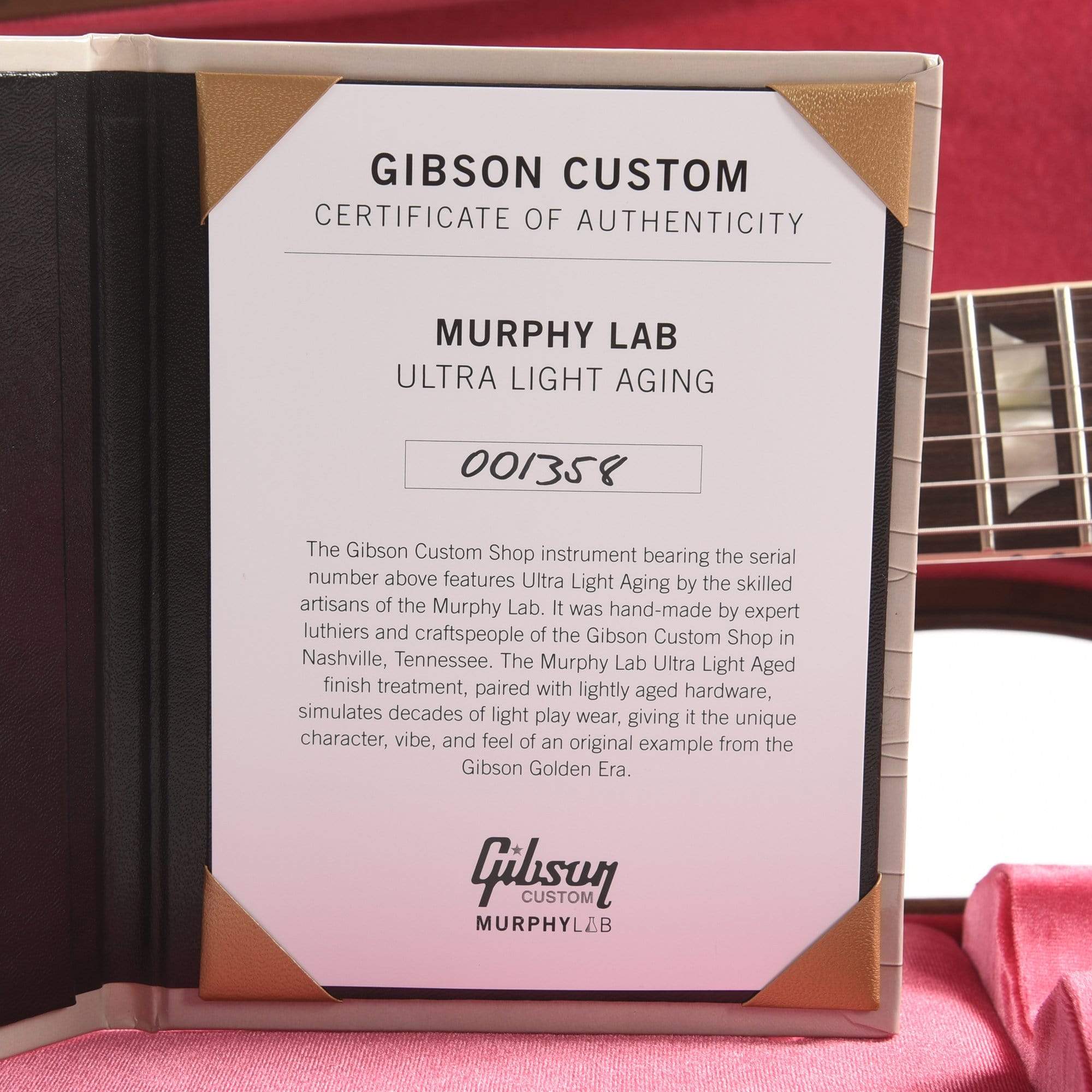 Gibson Custom Shop Murphy Lab 1960 Les Paul Standard Reissue Wide Tomato Burst Ultra Light Aged Electric Guitars / Solid Body