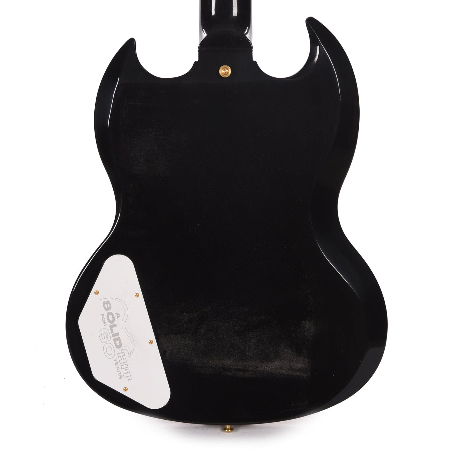 Gibson Custom Shop Murphy Lab 1961 Les Paul/SG Custom "CME Spec" Heavy Antique Ebony Ultra Light Aged w/Sideways Vibrola Electric Guitars / Solid Body