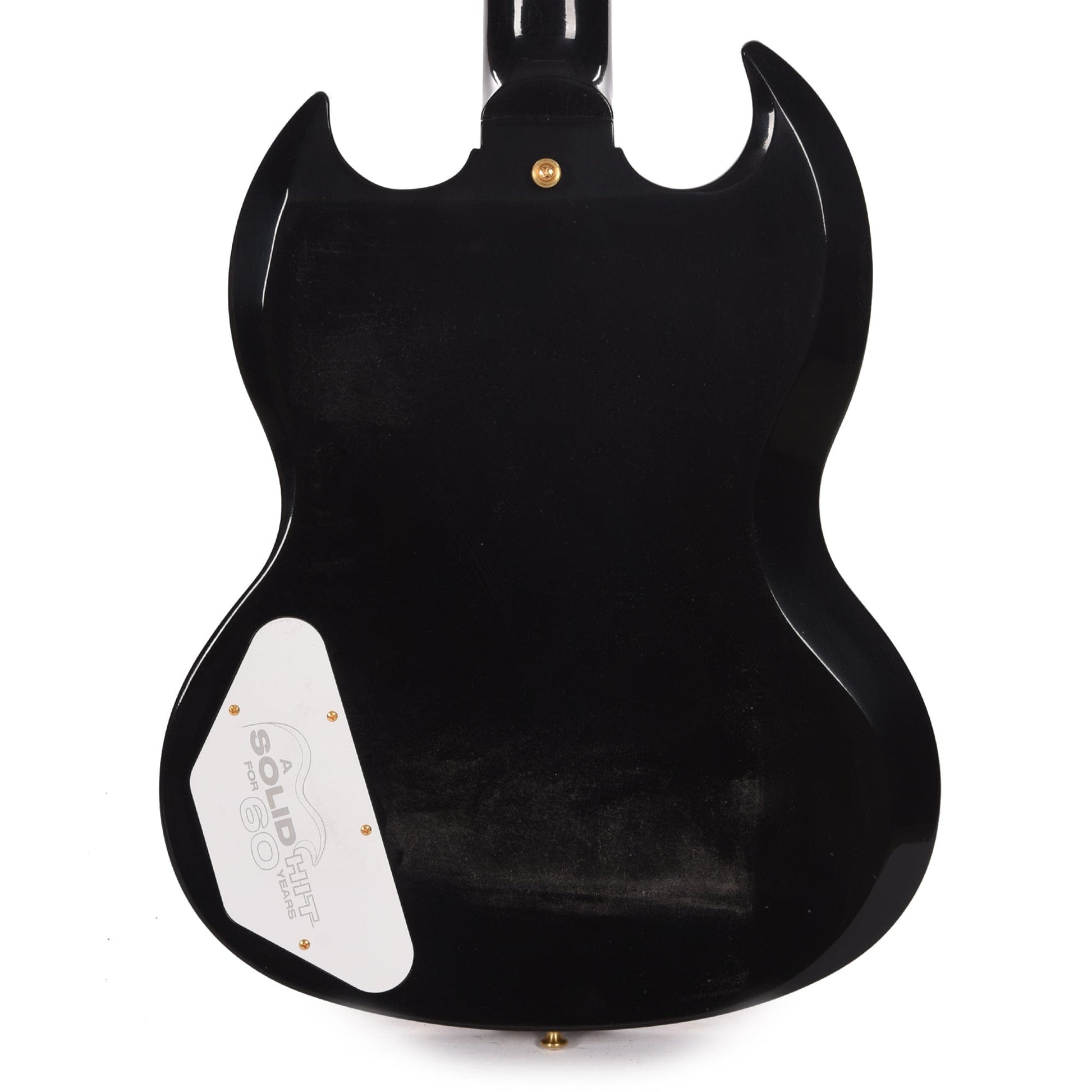 Gibson Custom Shop Murphy Lab 1961 Les Paul/SG Custom "CME Spec" Heavy Antique Ebony Ultra Light Aged w/Sideways Vibrola Electric Guitars / Solid Body