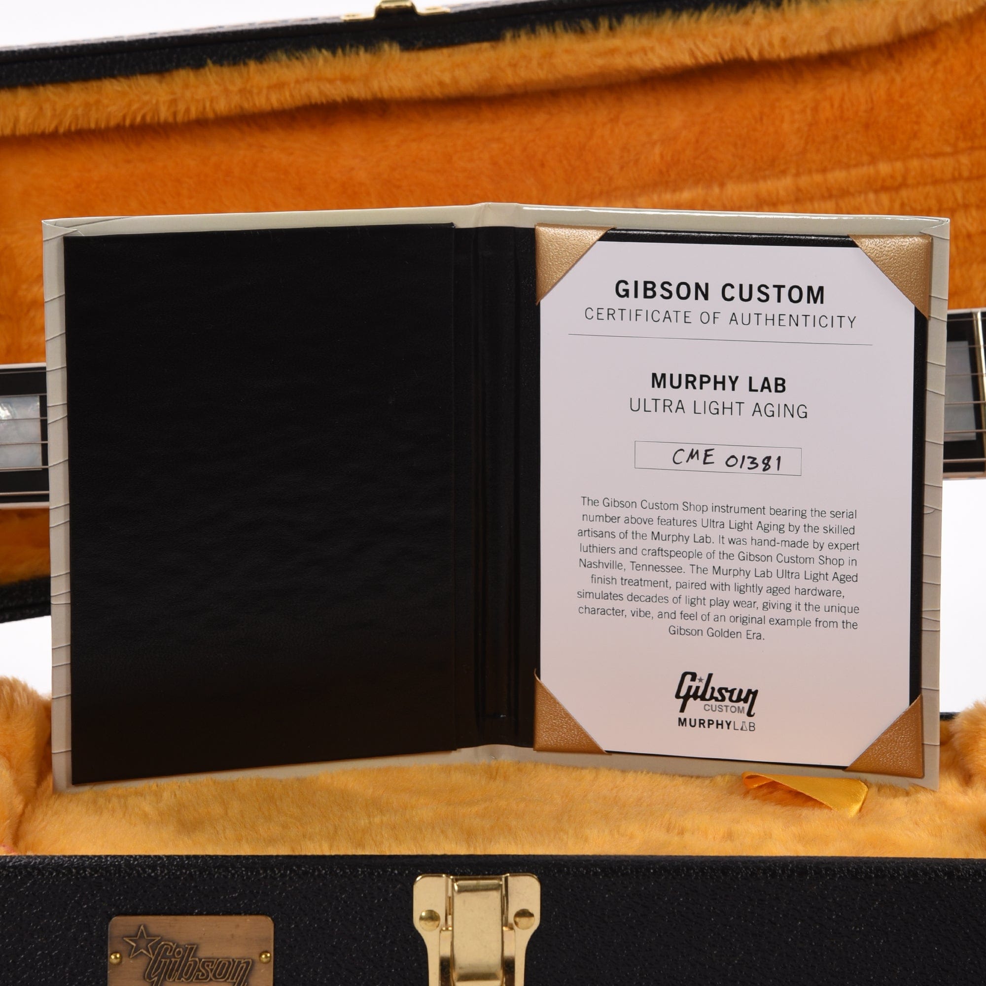 Gibson Custom Shop Murphy Lab 1961 Les Paul/SG Custom 