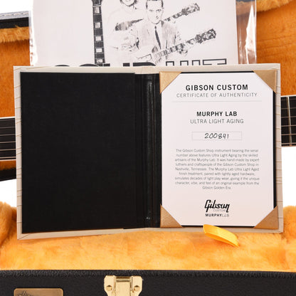 Gibson Custom Shop Murphy Lab 1961 Les Paul SG Custom "CME Spec" Ultra Light Aged Heavy Antique Frost Blue w/Stopbar Electric Guitars / Solid Body