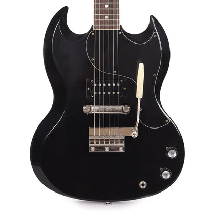 Gibson Custom Shop Murphy Lab 1961 Les Paul/SG Junior "CME Spec" Heavy Antique Ebony Ultra Light Aged w/Short Vibrola Electric Guitars / Solid Body