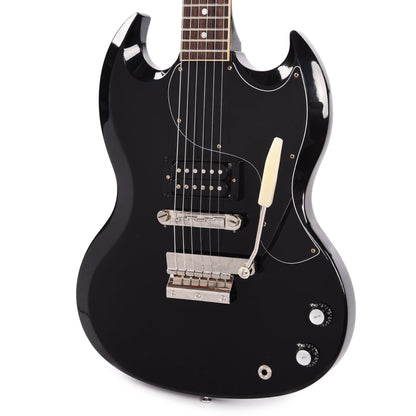 Gibson Custom Shop Murphy Lab 1961 Les Paul/SG Junior "CME Spec" Heavy Antique Ebony Ultra Light Aged w/Short Vibrola Electric Guitars / Solid Body