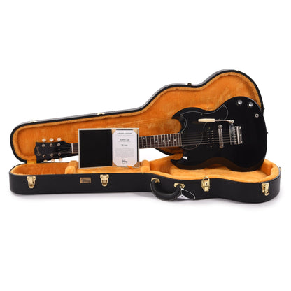 Gibson Custom Shop Murphy Lab 1961 Les Paul/SG Junior "CME Spec" Heavy Antique Ebony Ultra Light Aged w/Short Vibrola Electric Guitars / Solid Body