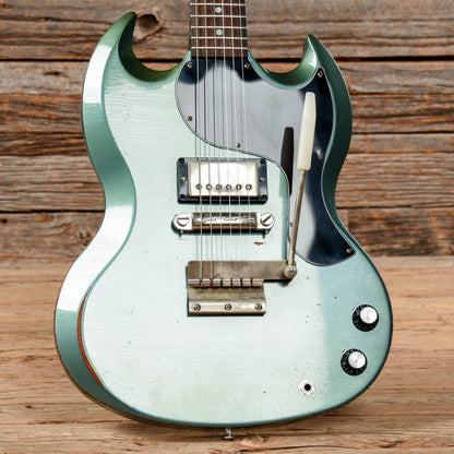 Gibson Custom Shop Murphy Lab 1961 Les Paul/SG Junior "CME Spec" Heavy Antique Pelham Blue Heavy Aged w/Short Vibrola Electric Guitars / Solid Body